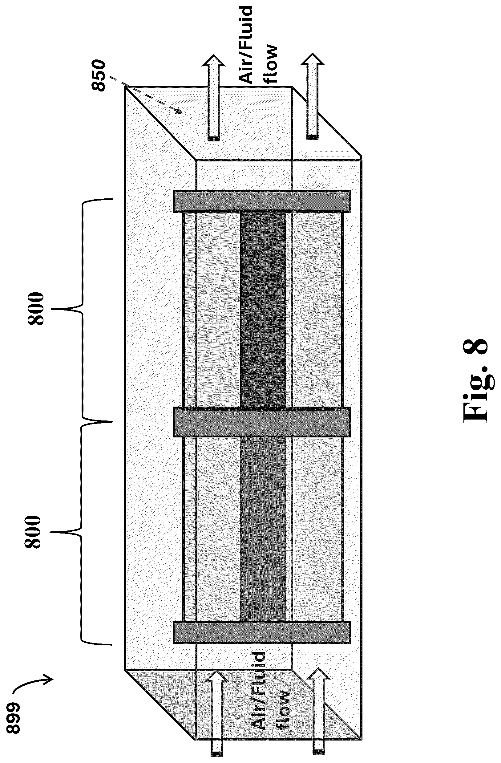 Patent US12302905 Figure 9 – Field-deployable antimicrobial product assemblies for air and water purification and methods of fabrication of the same