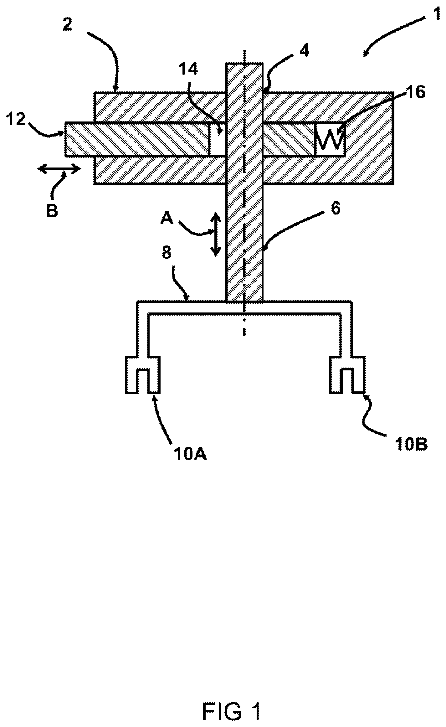 Patent US12302913 Figure 1 – Height adjustable poultry shackle