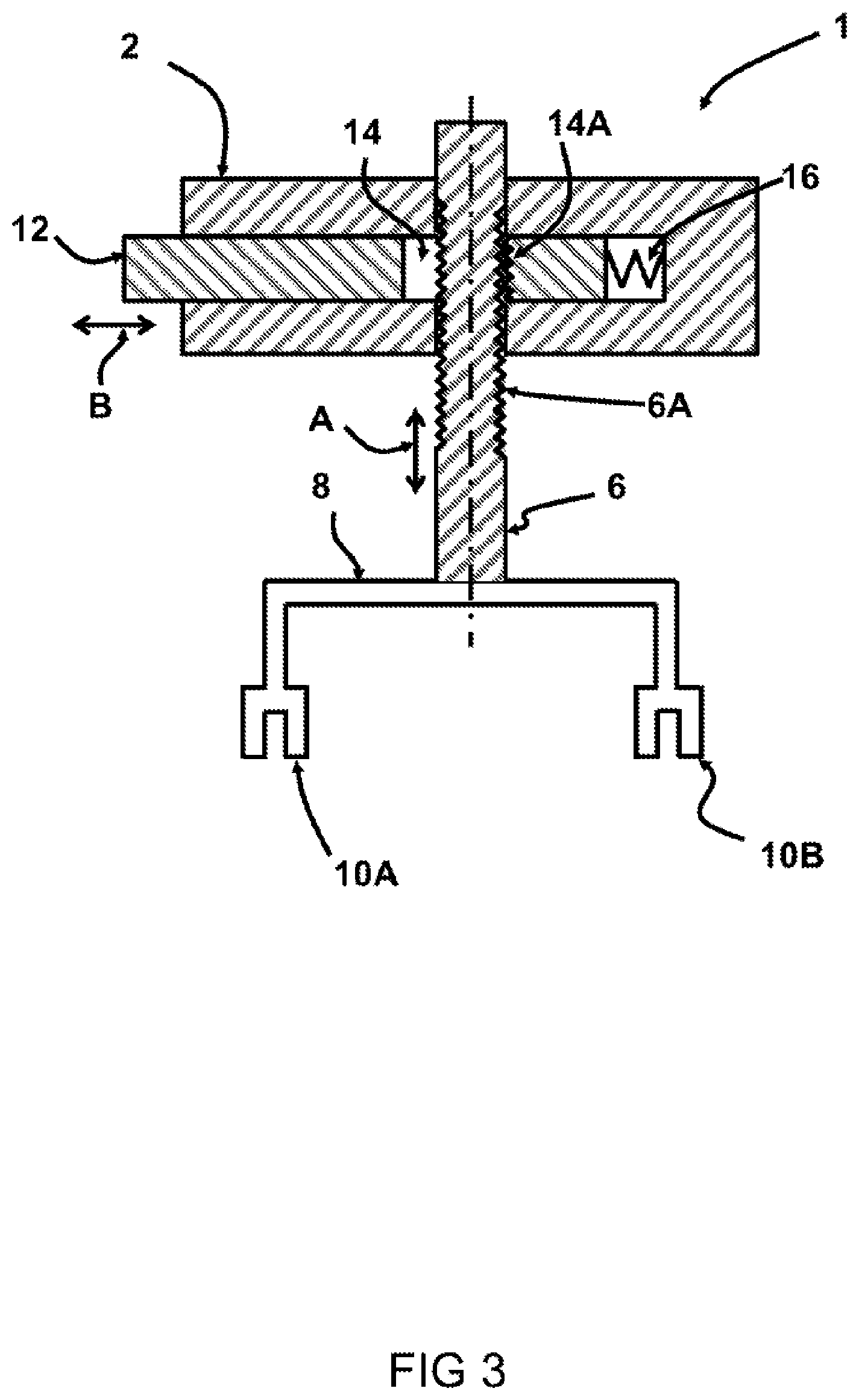 Patent US12302913 Figure 3 – Height adjustable poultry shackle