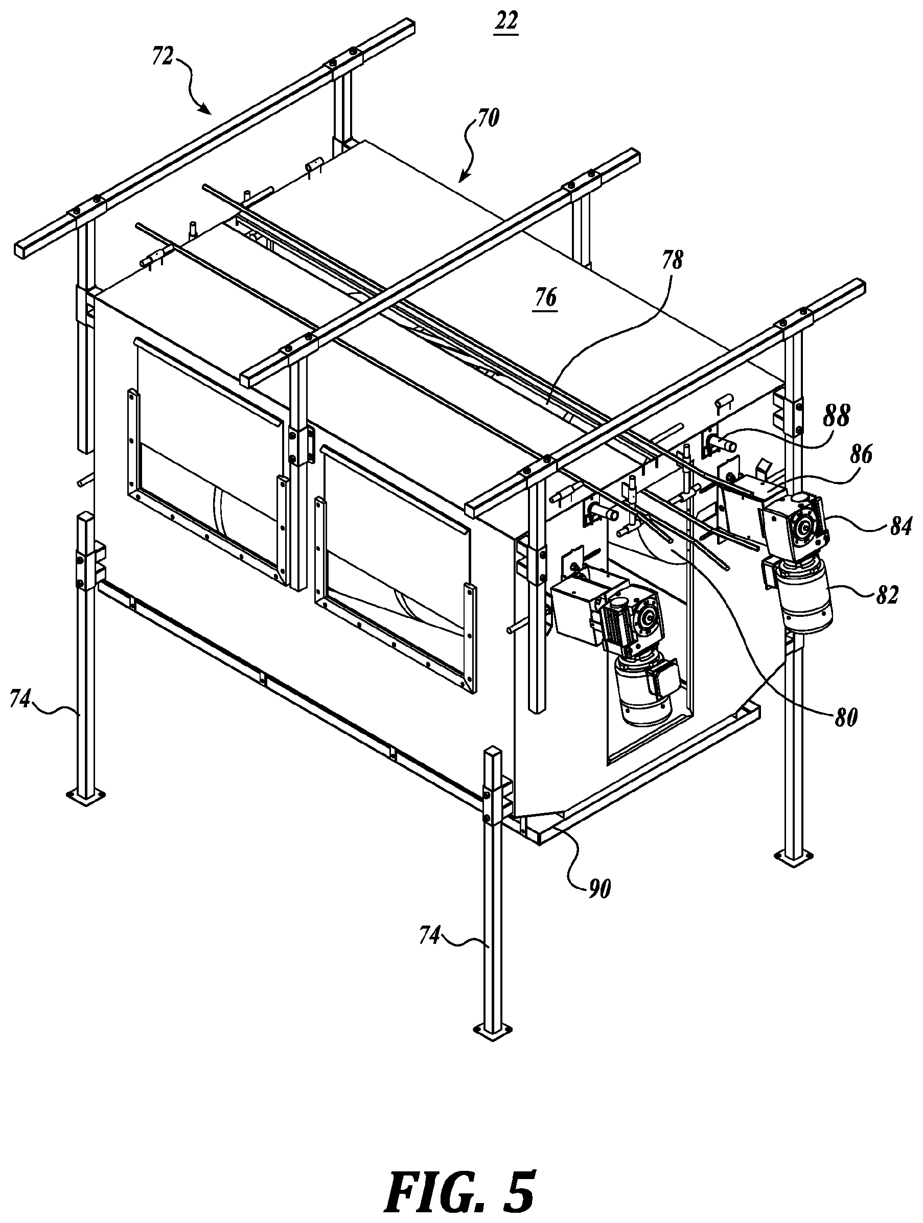 Patent US12302914 Figure 5 – Removing feathers from poultry carcasses