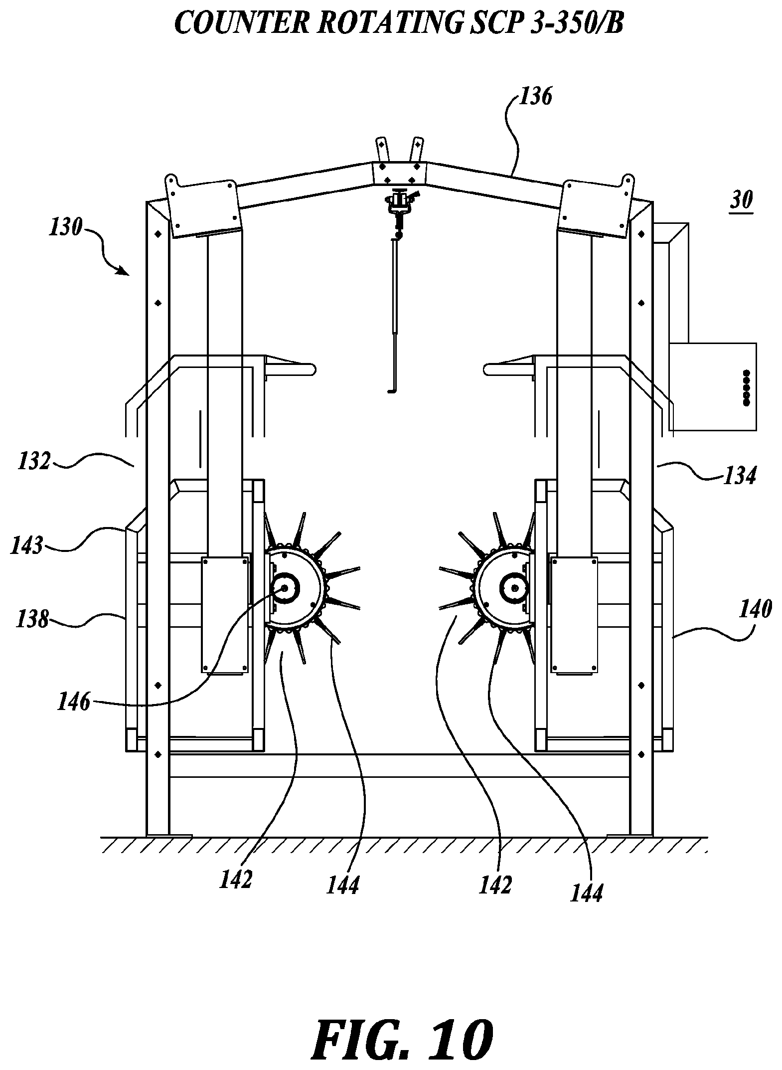 Patent US12302914 Figure 10 – Removing feathers from poultry carcasses