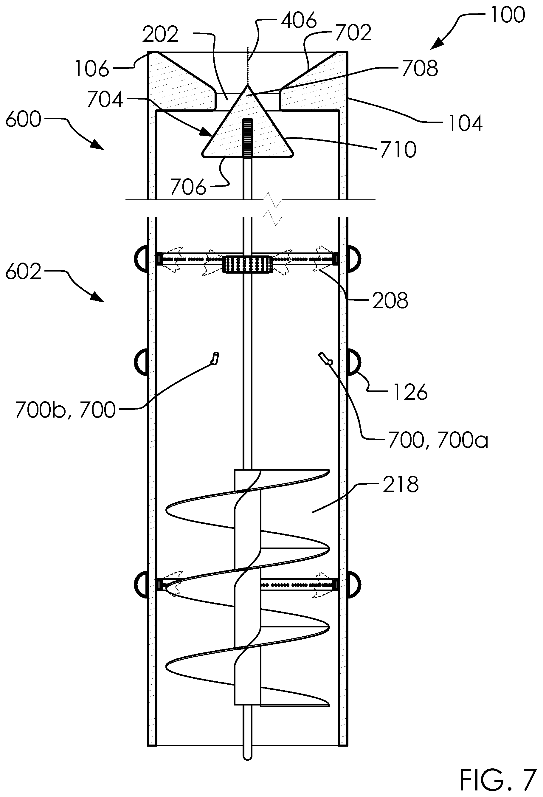 Patent US12302916 Figure 7 – Process for eradicating insects, semi sterilizing, and reducing aflatoxin and fumonisin in dry commodities, and method of use