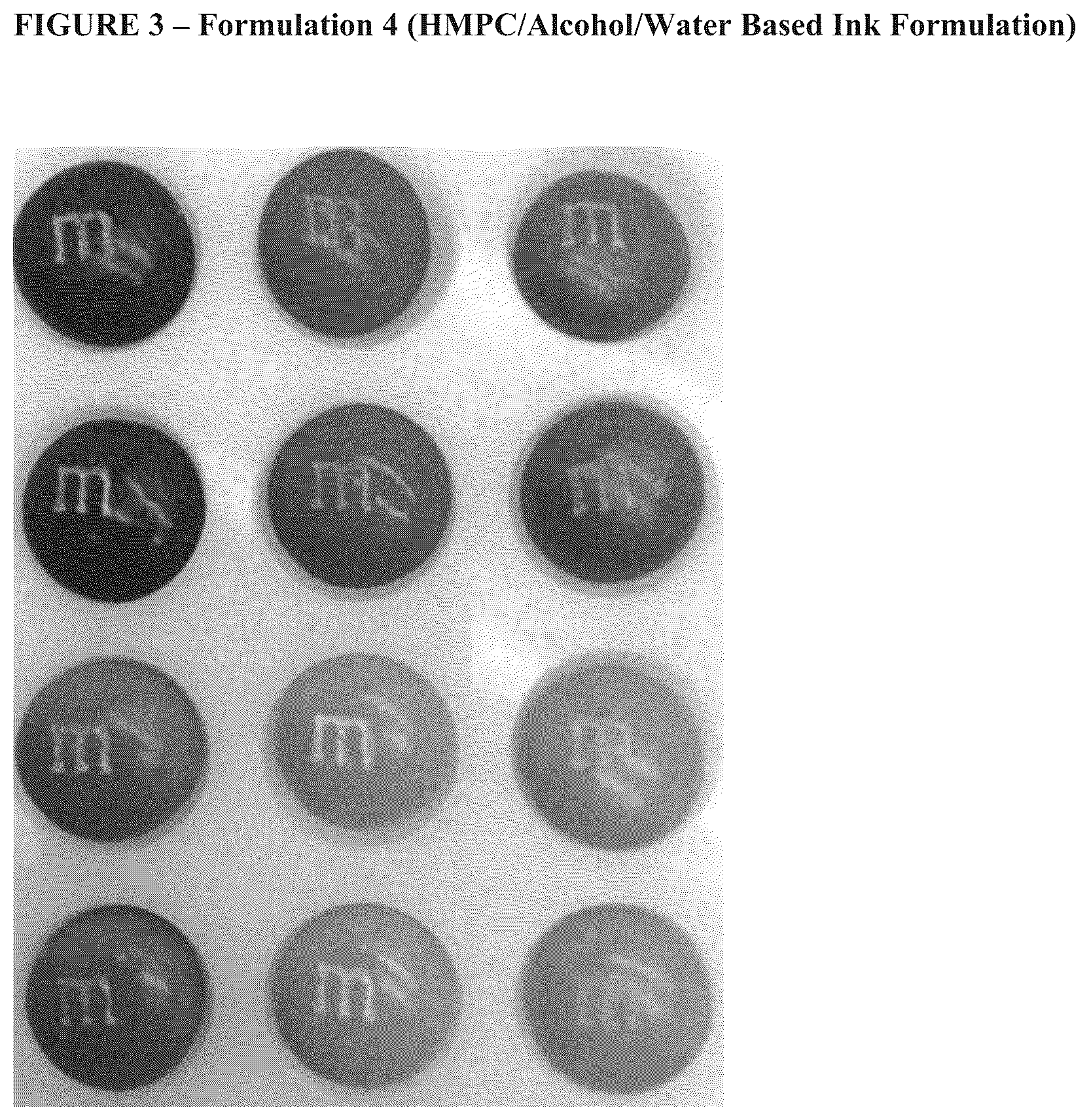 Patent US12302921 Figure 3 – Edible ink formulations including calcium carbonate