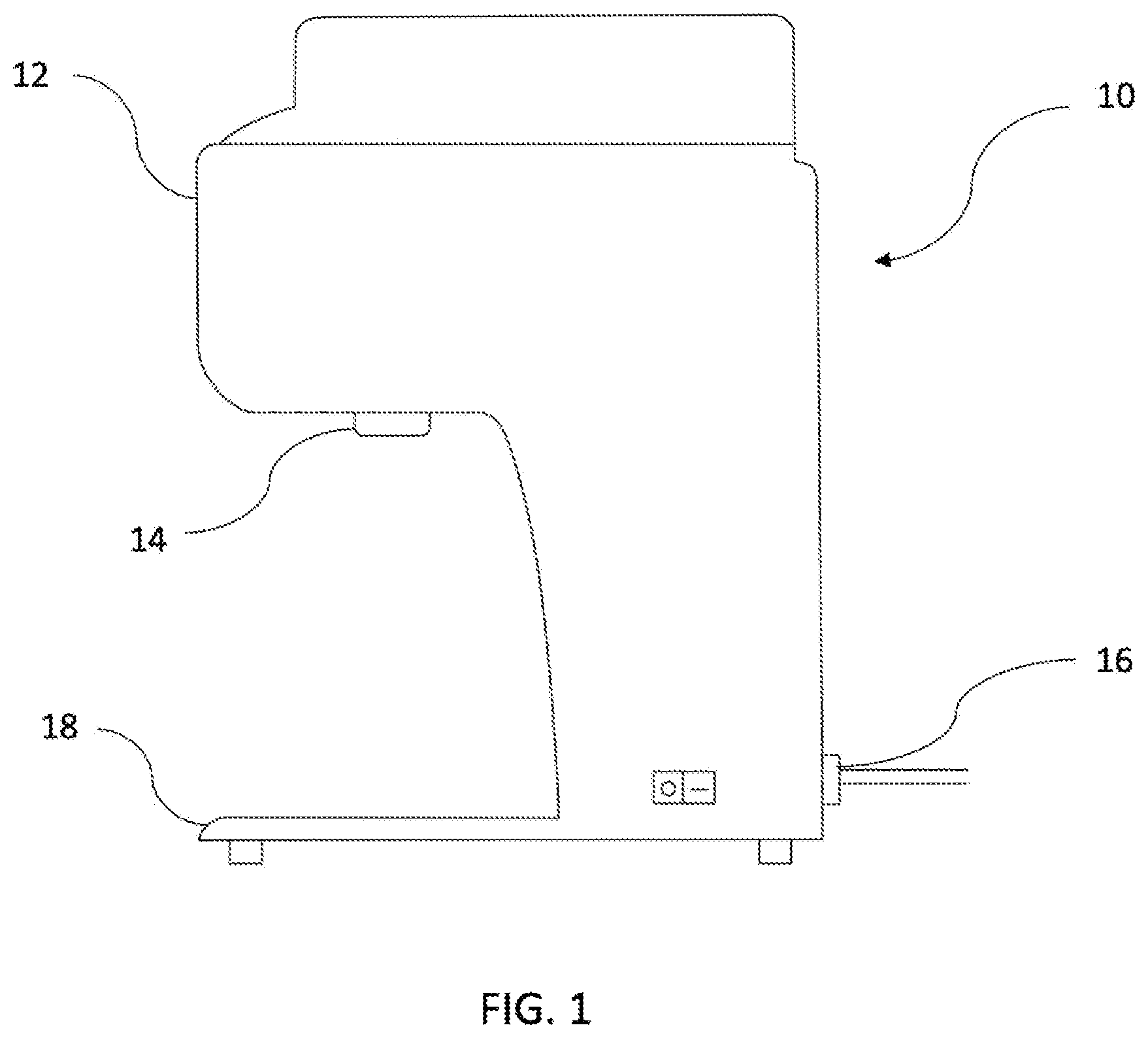 Patent US12302922 Figure 1 – Frozen product machine