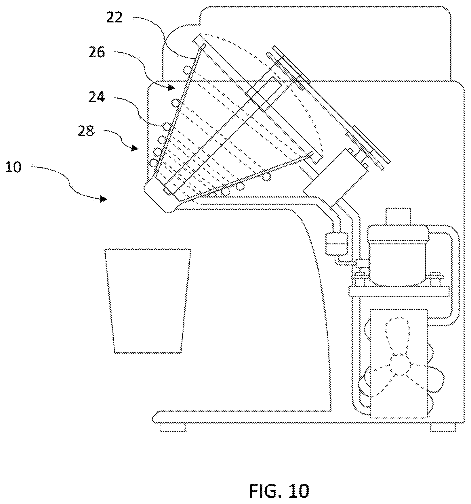Patent US12302922 Figure 10 – Frozen product machine