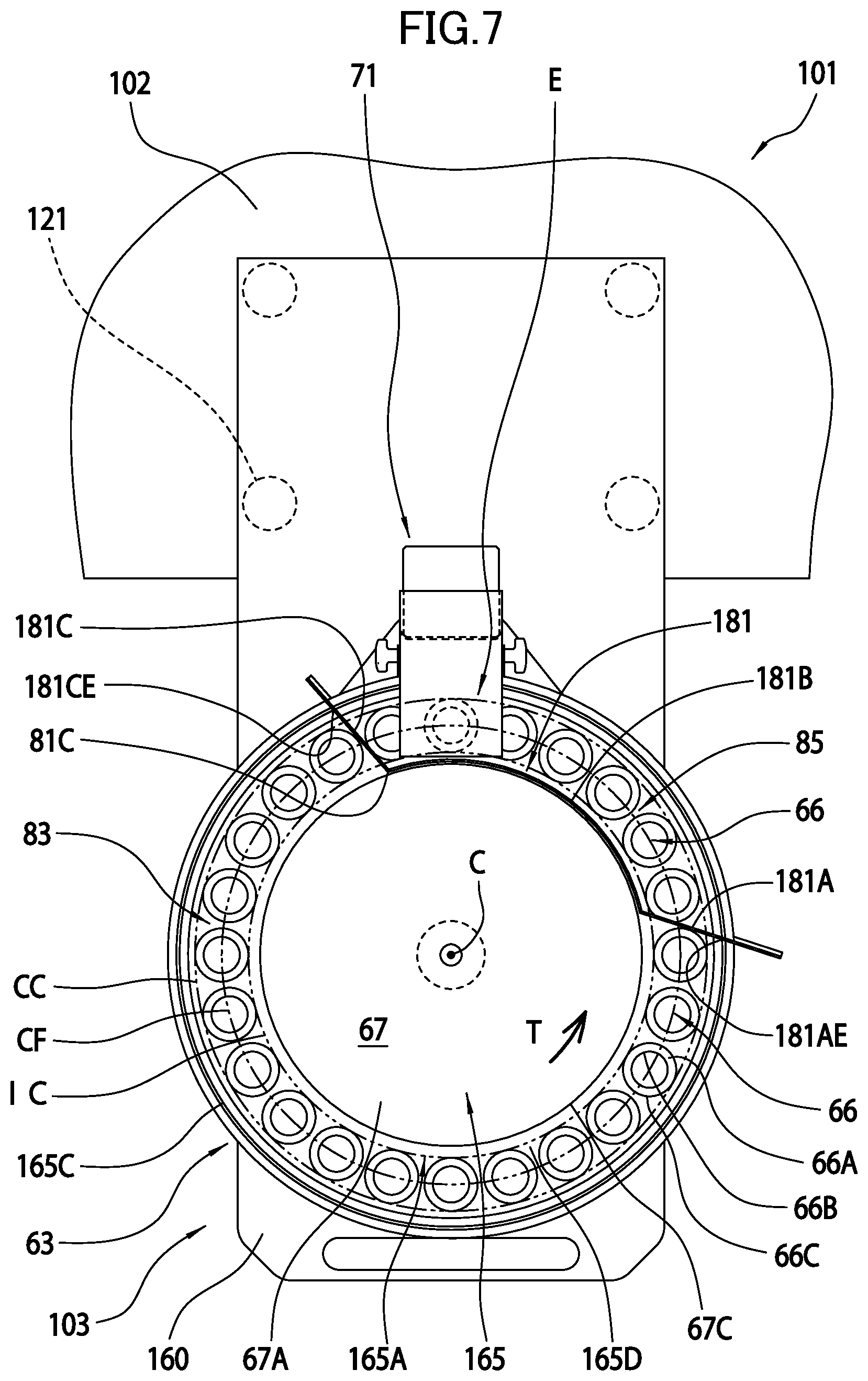 Patent US12302937 Figure 8 – Solid objects feeder and apparatus for manufacturing food product with solid objects feeder