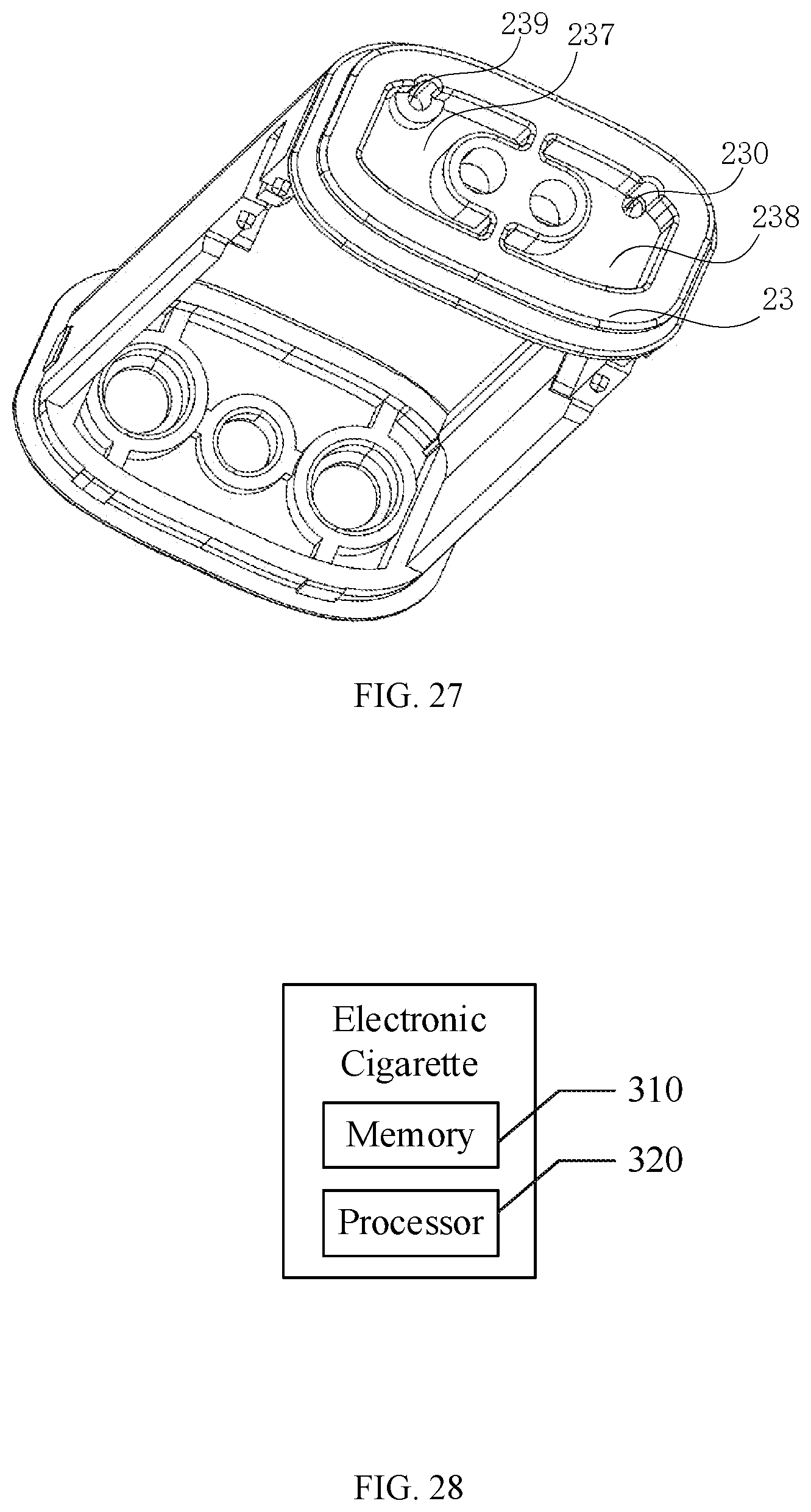 Patent US12302947 Figure 19 – Cartridge, battery device and electronic cigarette