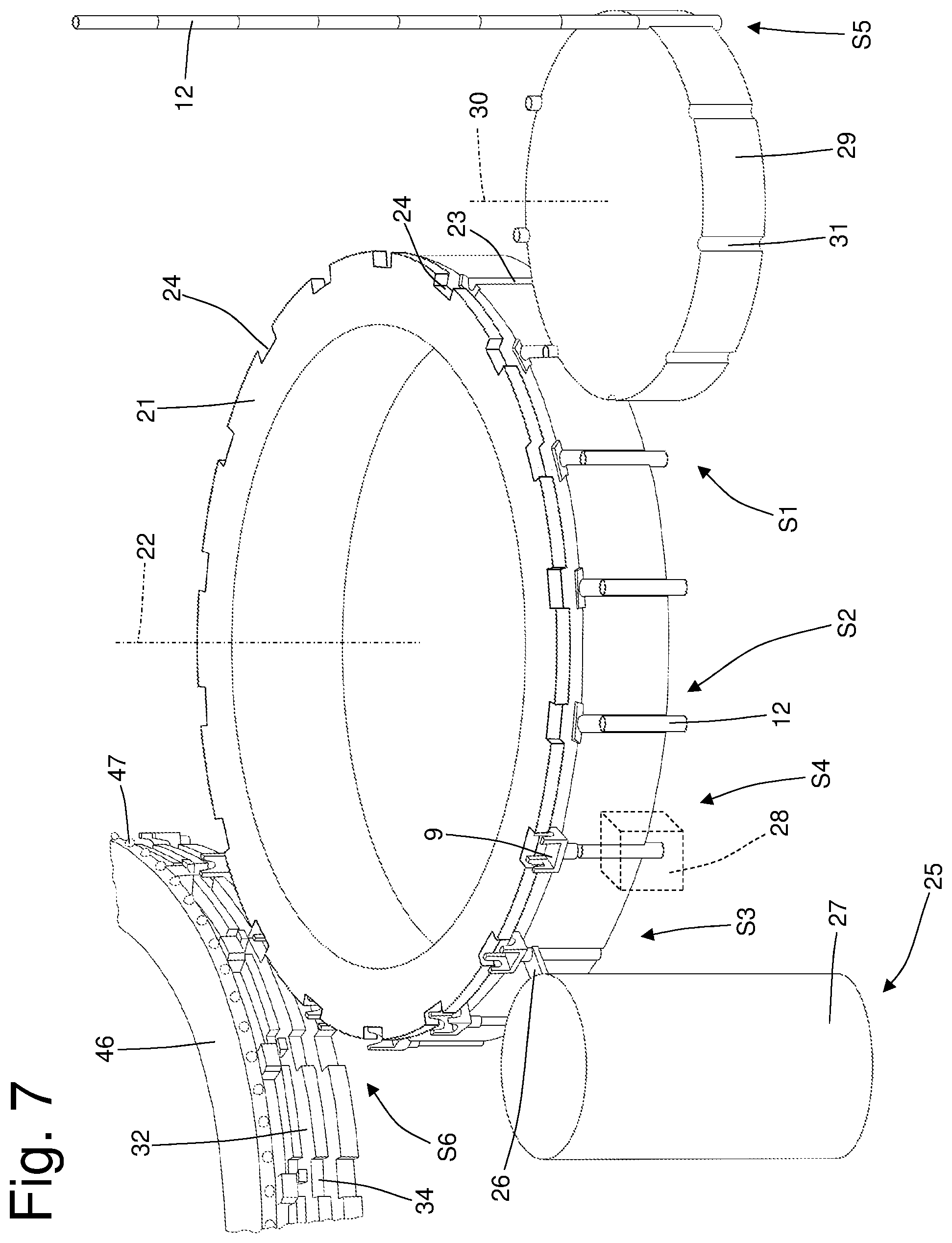 Patent US12302952 Figure 6 – Machine and method for the production of a cartridge for an electronic cigarette