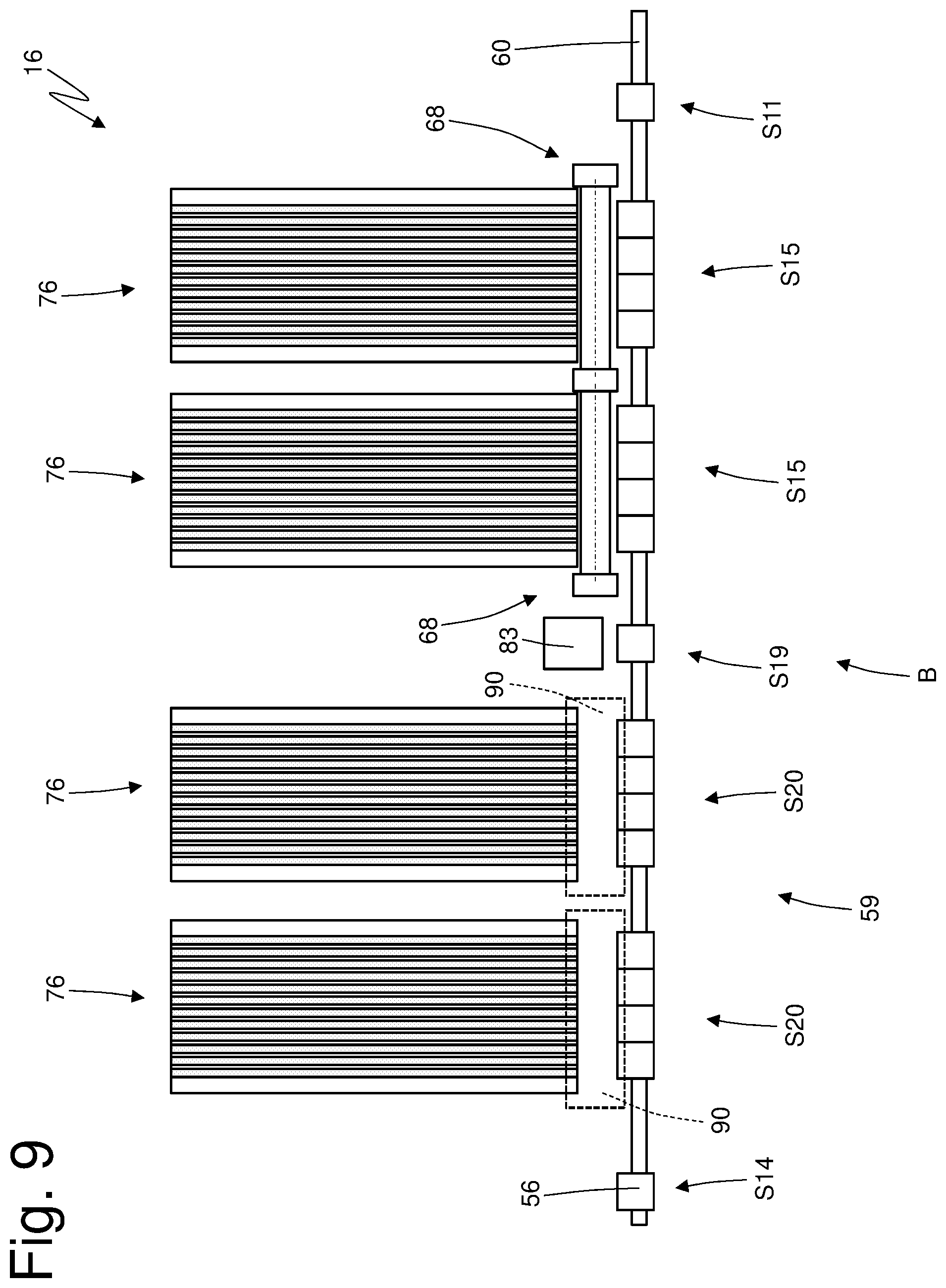 Patent US12302952 Figure 8 – Machine and method for the production of a cartridge for an electronic cigarette