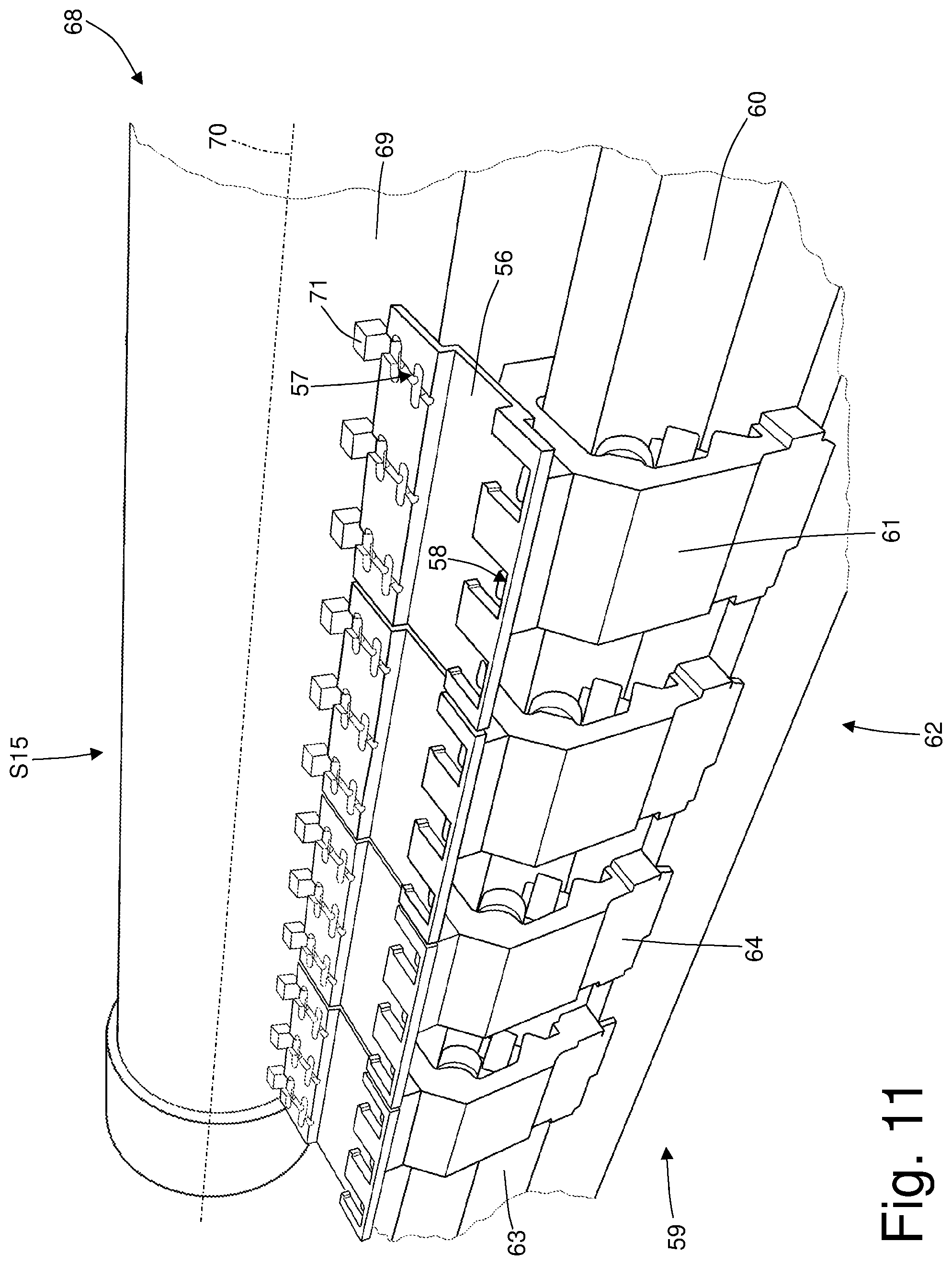 Patent US12302952 Figure 10 – Machine and method for the production of a cartridge for an electronic cigarette