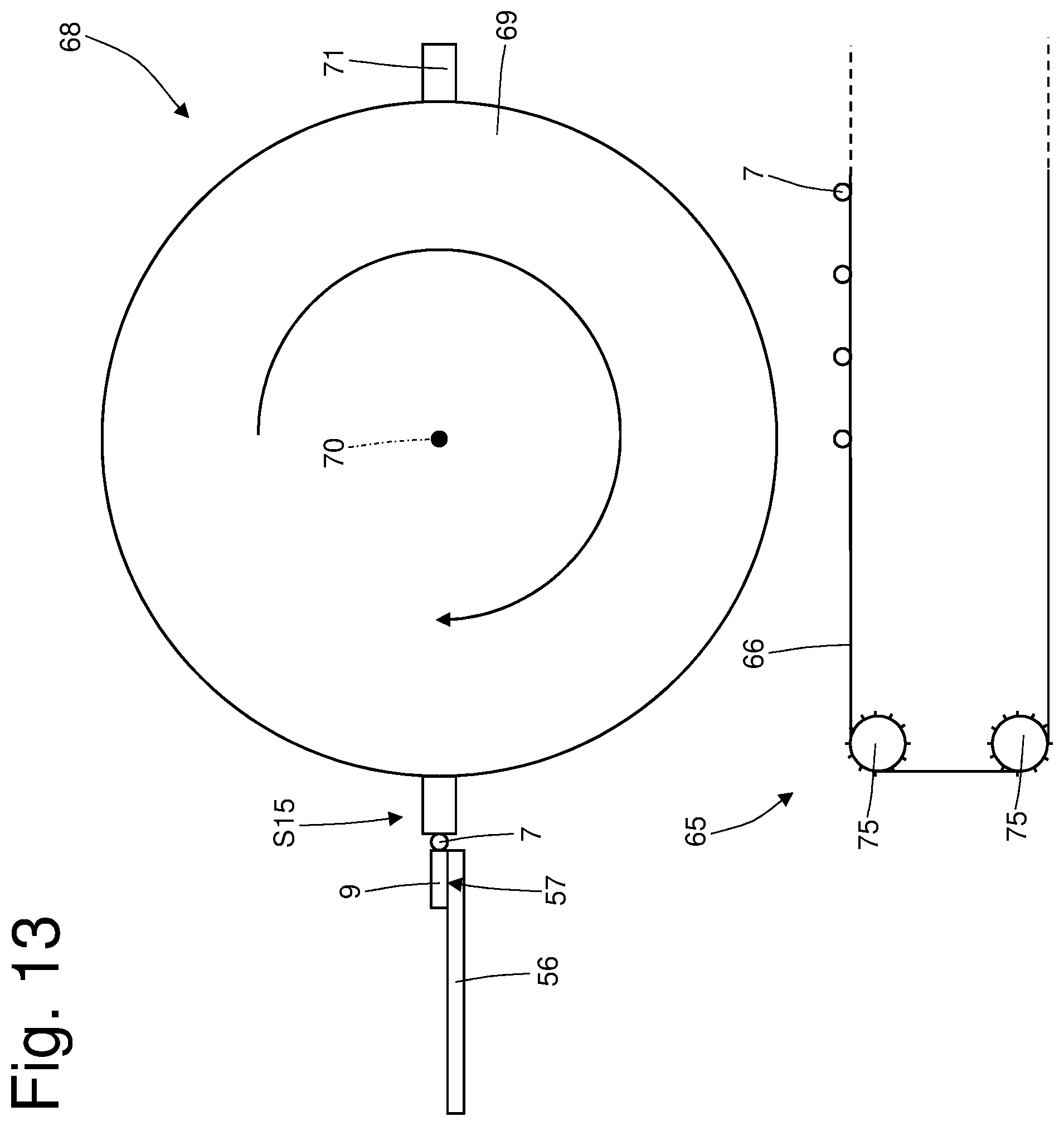 Patent US12302952 Figure 12 – Machine and method for the production of a cartridge for an electronic cigarette