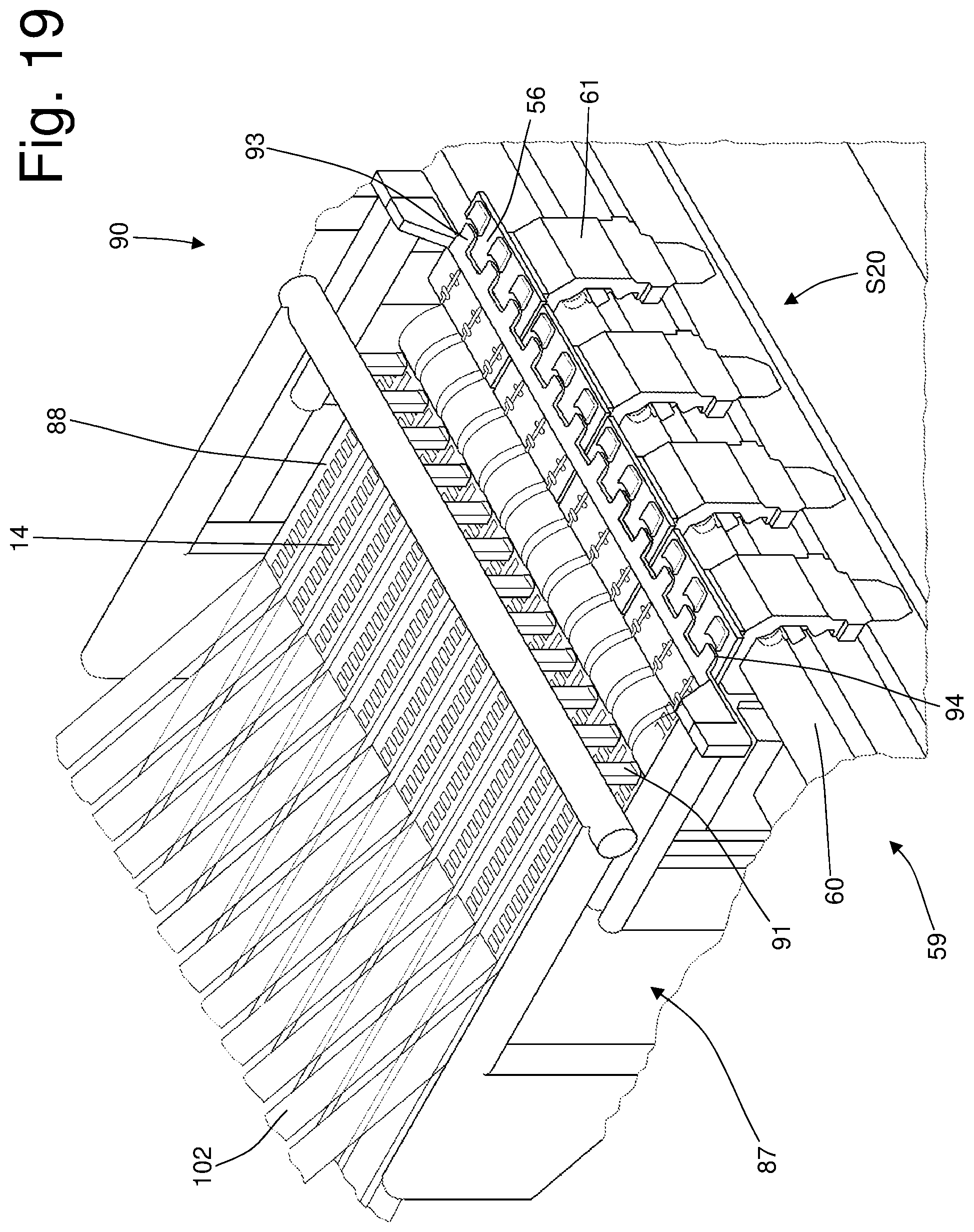 Patent US12302952 Figure 18 – Machine and method for the production of a cartridge for an electronic cigarette