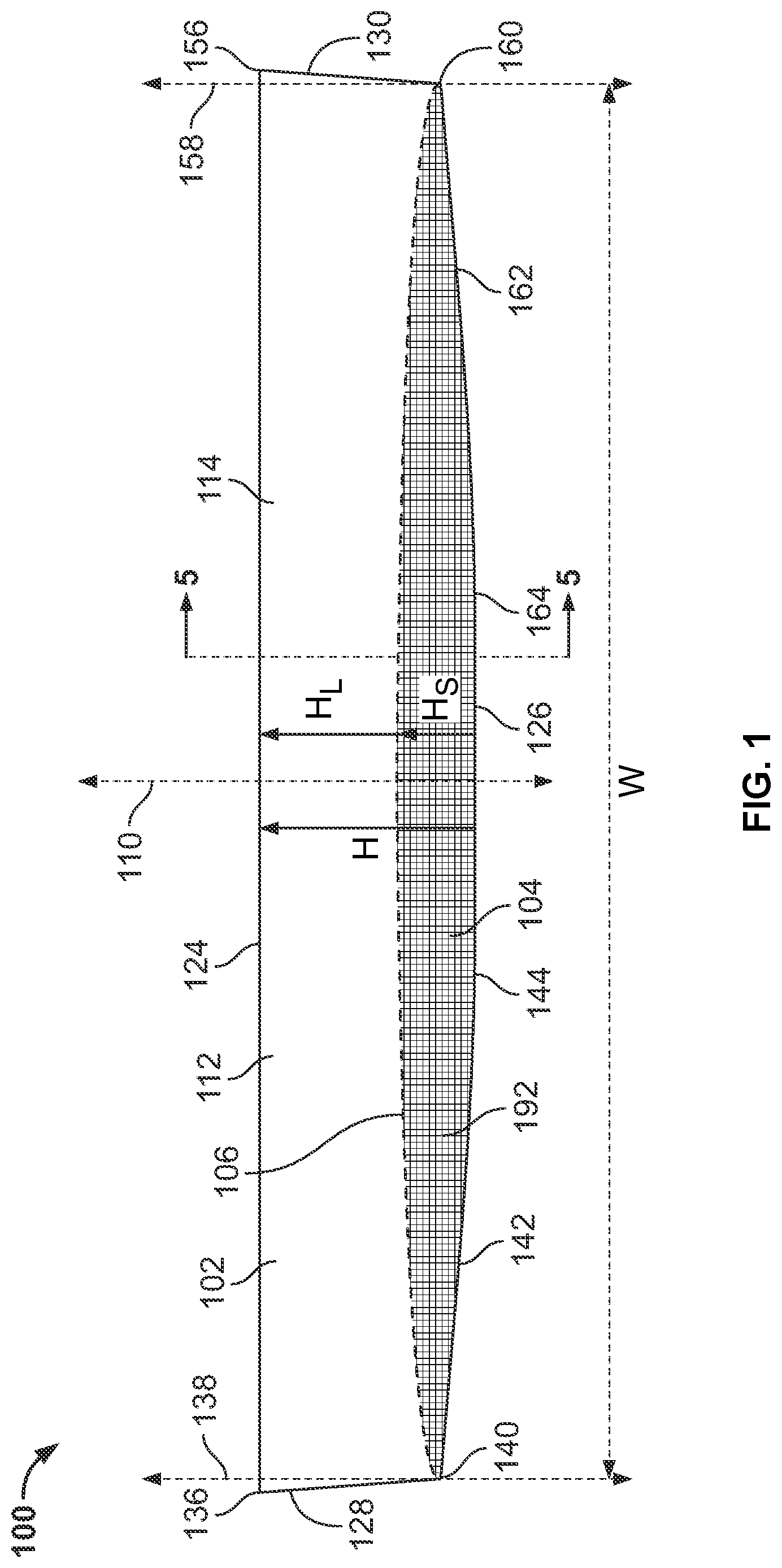 Patent US12302953 Figure 1 – Collar for a garment
