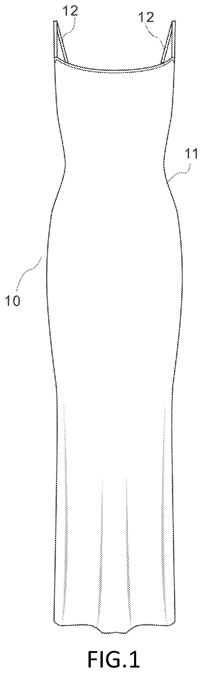 Patent US12302954 — Dress with body-shaping function — Figure 1