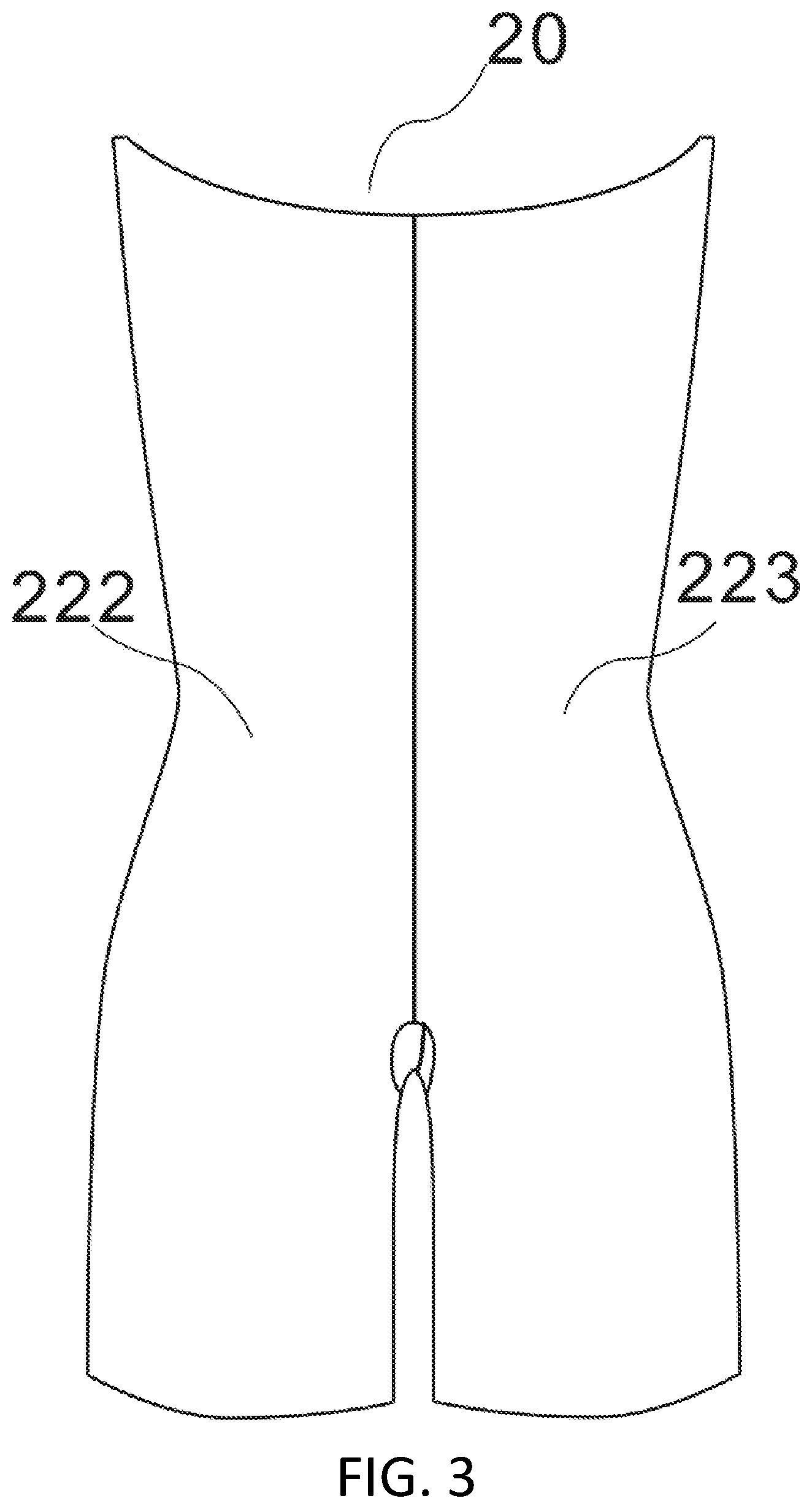 Patent US12302954 Figure 3 – Dress with body-shaping function