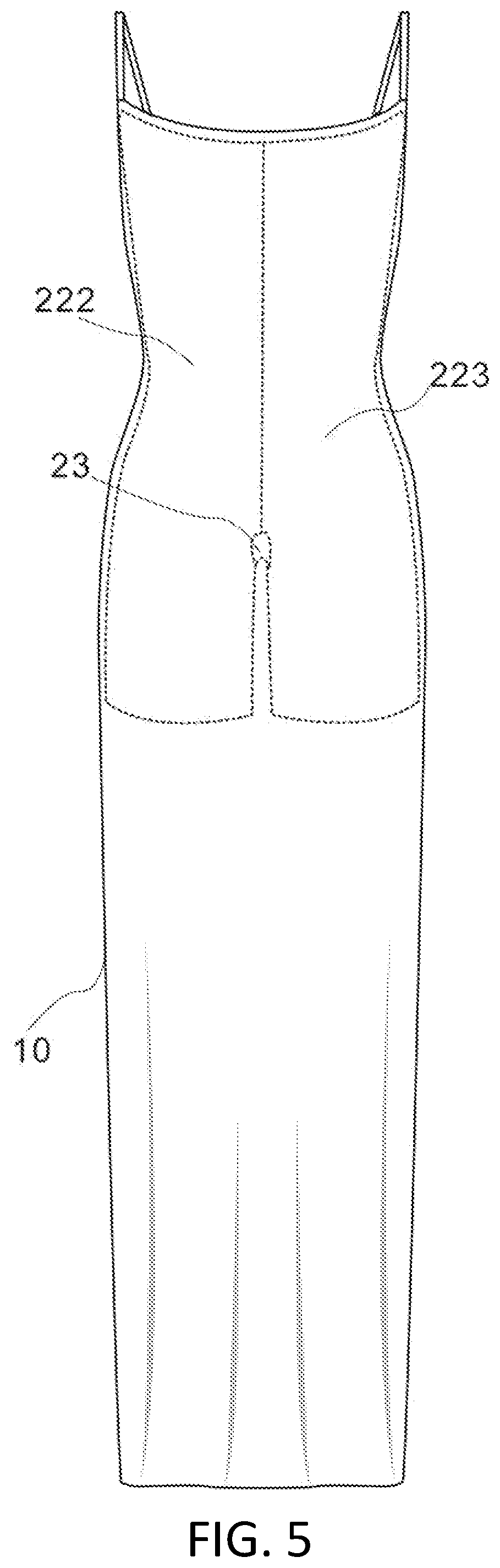 Patent US12302954 Figure 5 – Dress with body-shaping function