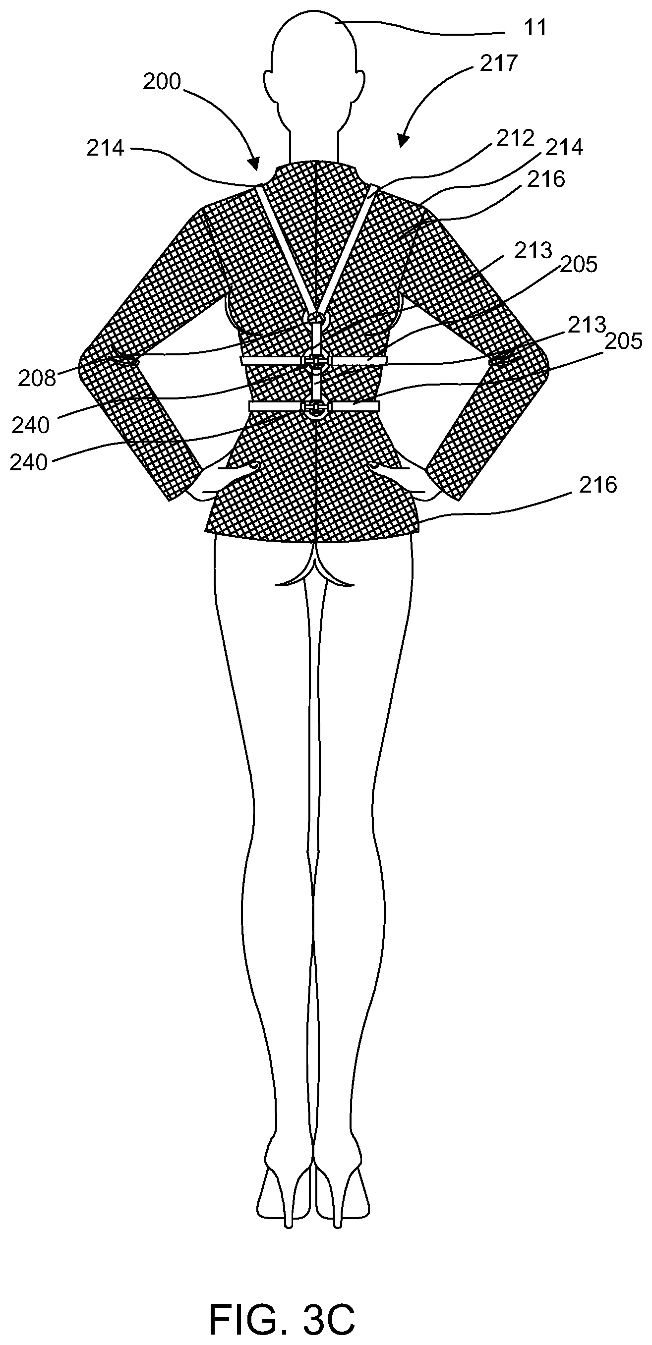 Patent US12302957 Figure 19 – Method and apparatus to convert clothing for sexual interest, bondage and power play