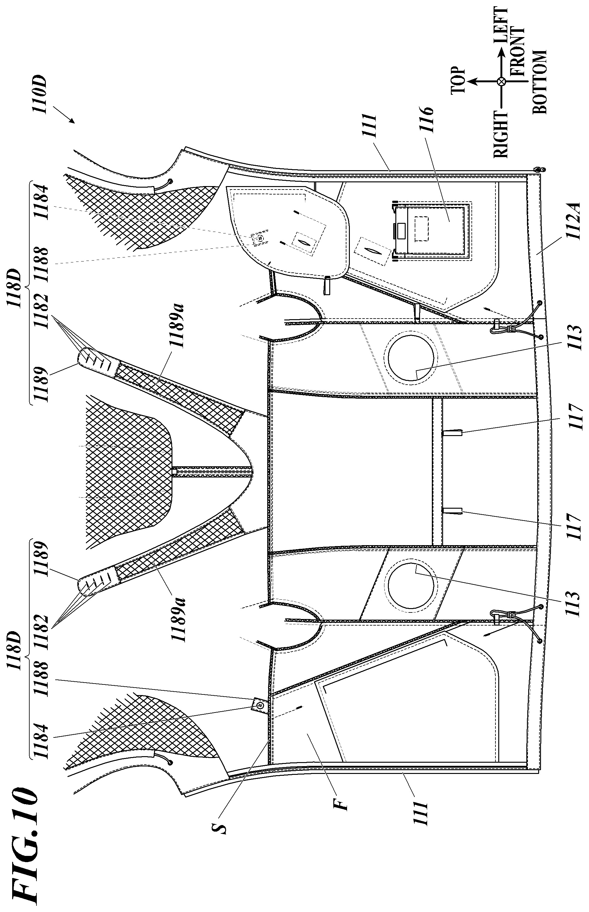 Patent US12302958 Figure 10 – Body of air-conditioning garment and air- conditioning garment