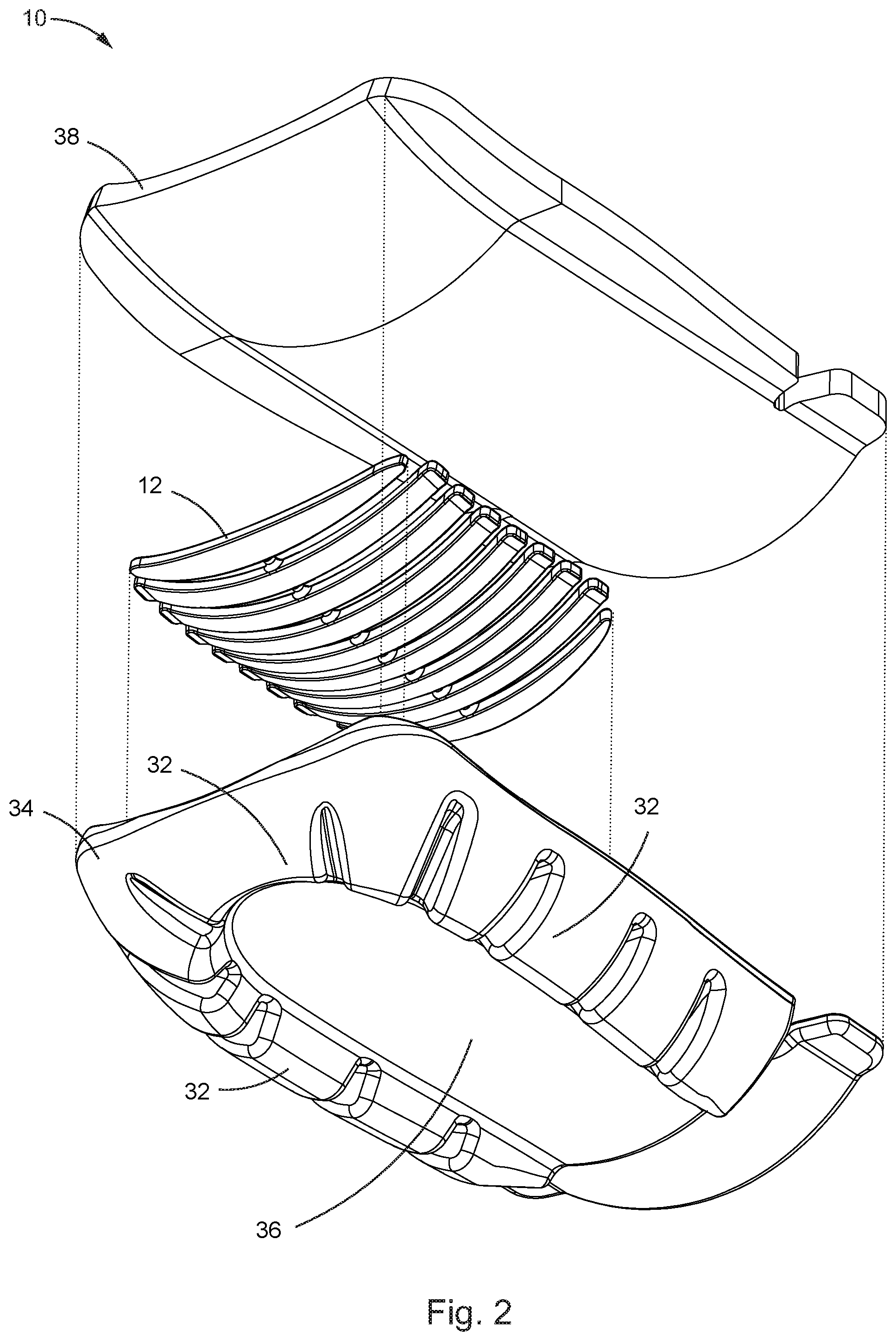 Patent US12302960 Figure 2 – Body part pad