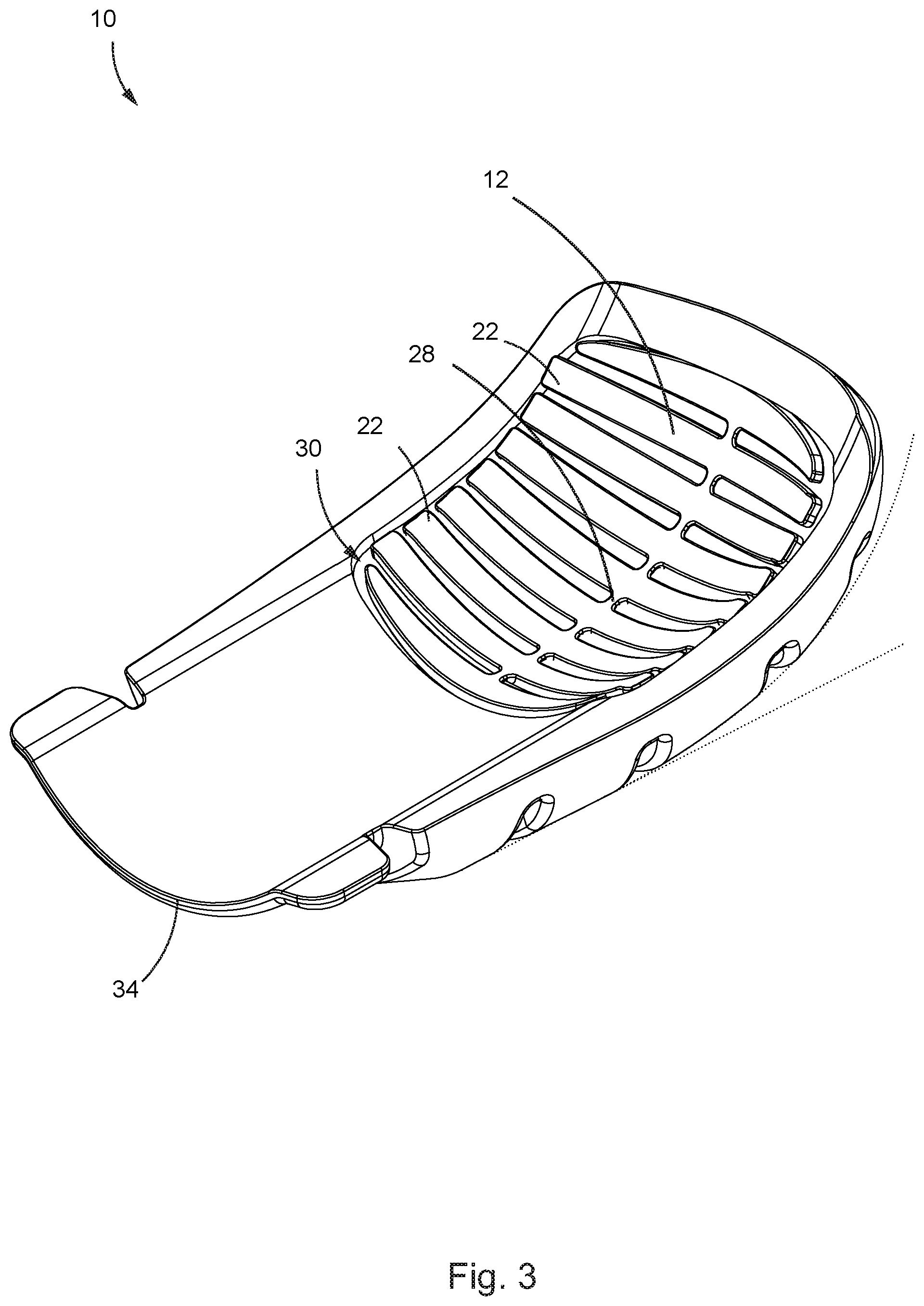 Patent US12302960 Figure 3 – Body part pad