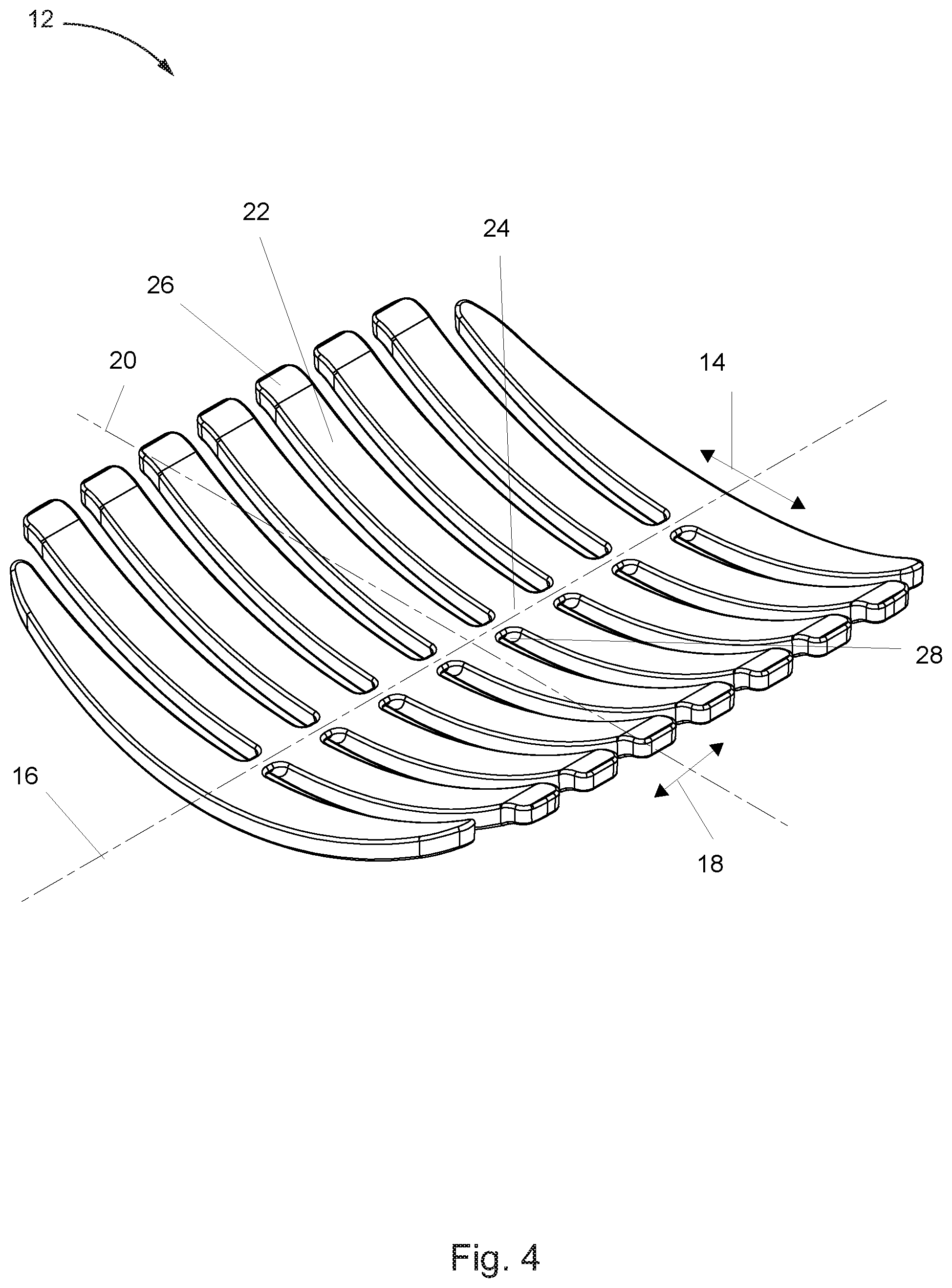 Patent US12302960 Figure 4 – Body part pad