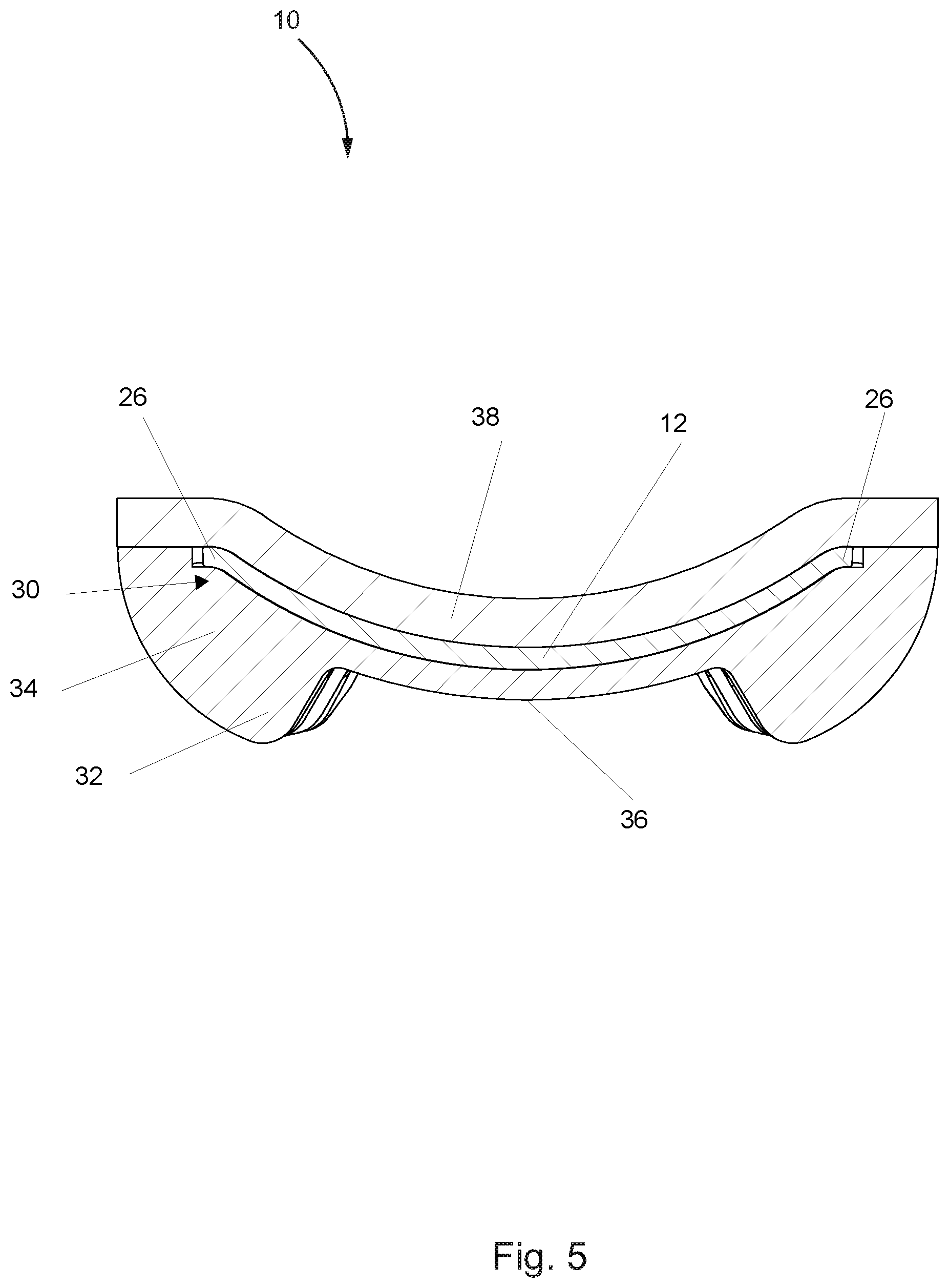 Patent US12302960 Figure 5 – Body part pad