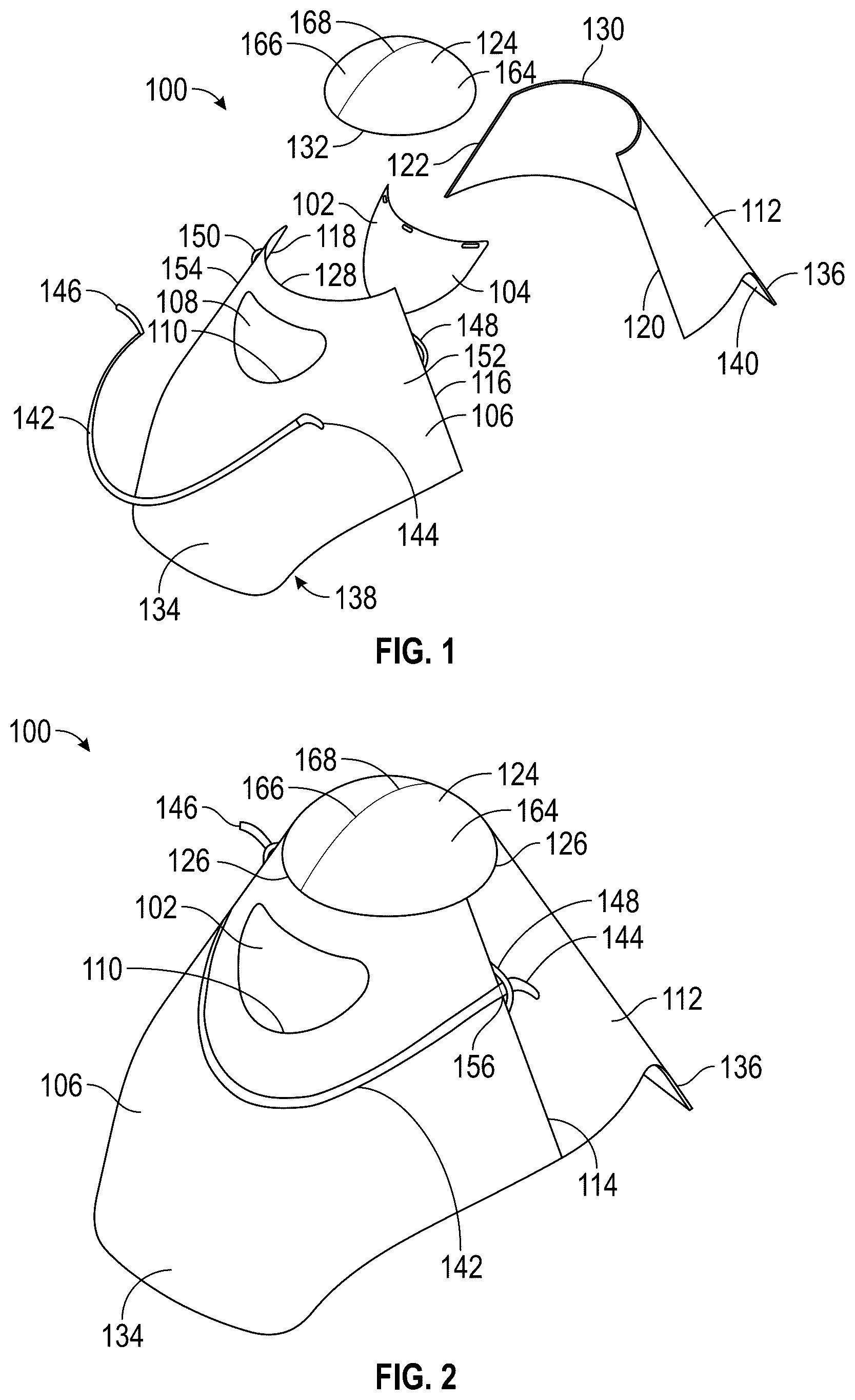 Patent US12302964 Figure 1 – Personal protection system and method