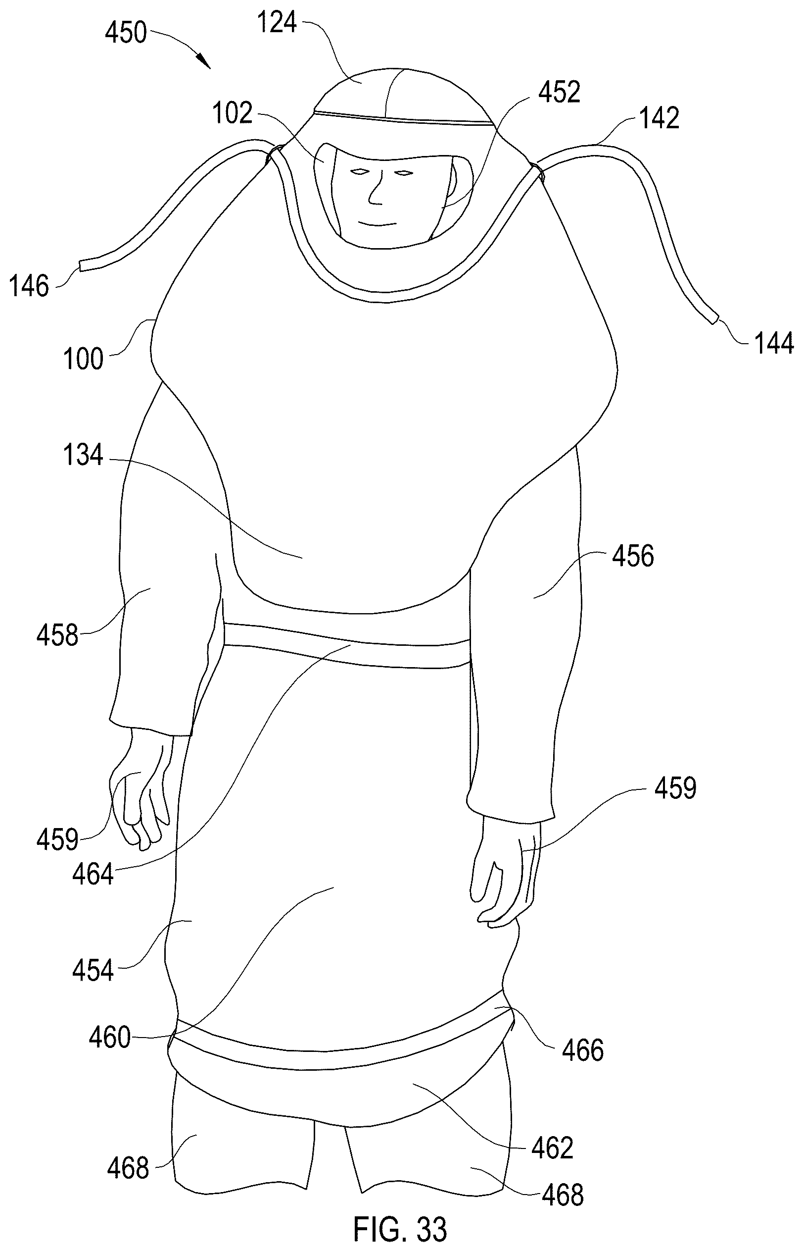 Patent US12302964 Figure 16 – Personal protection system and method