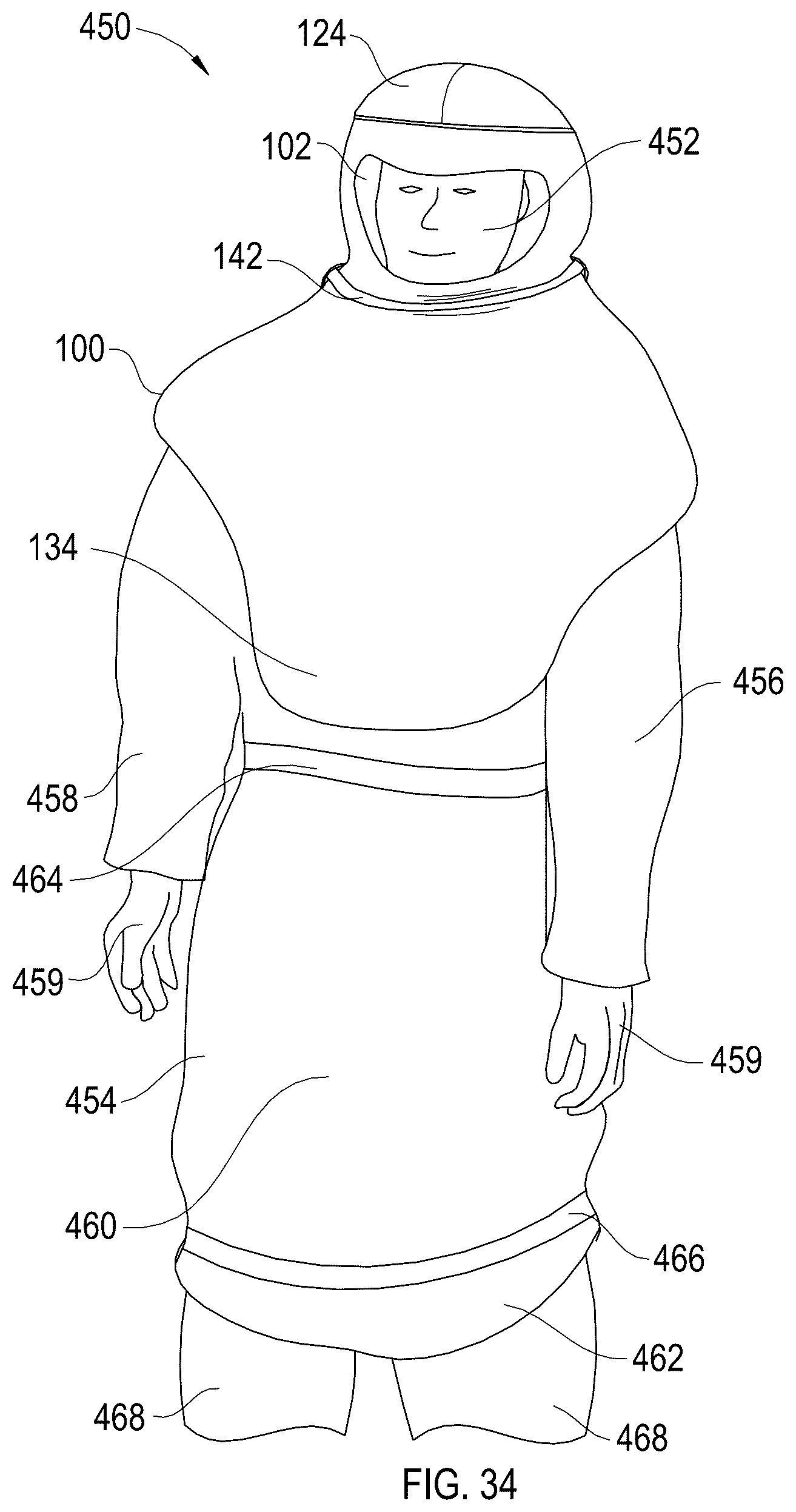 Patent US12302964 Figure 17 – Personal protection system and method