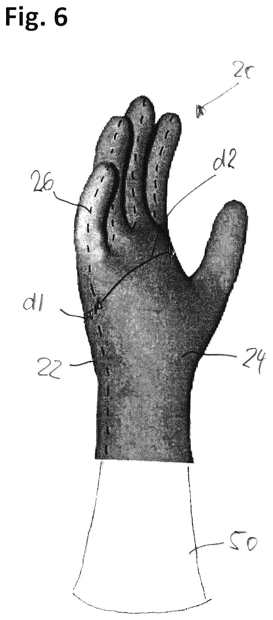Patent US12302965 Figure 6 – Method for manufacturing a water vapor permeable or breathable three-dimensional glove or glove lining