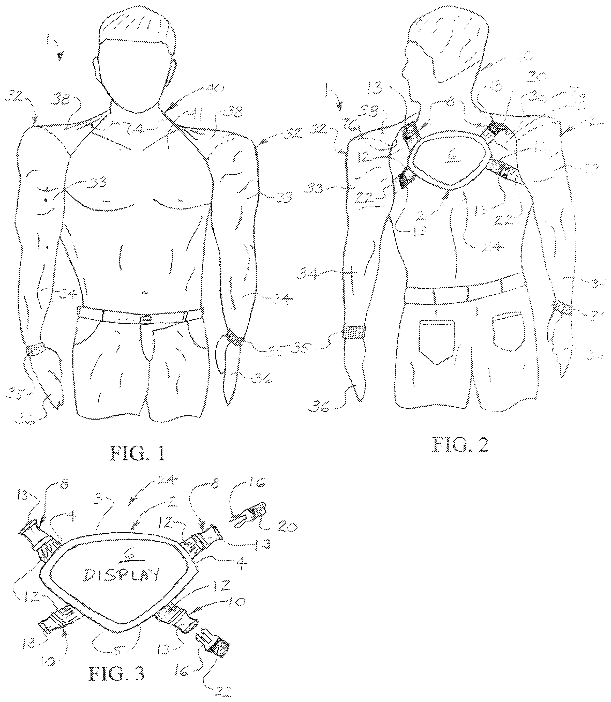 Patent US12302968 — Sleeve garment assemblies — Figure 1