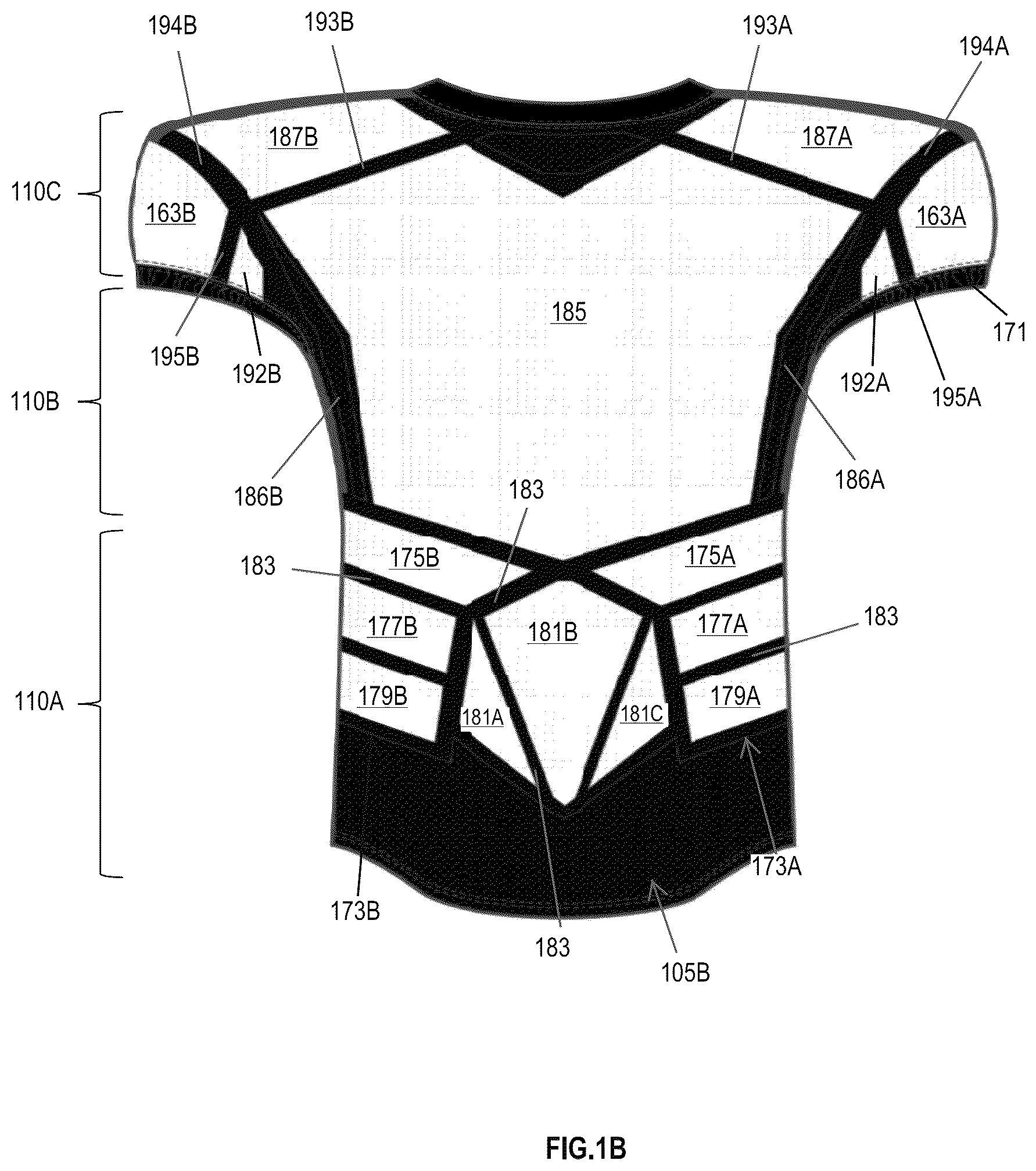 Patent US12302969 Figure 2 – Article of apparel