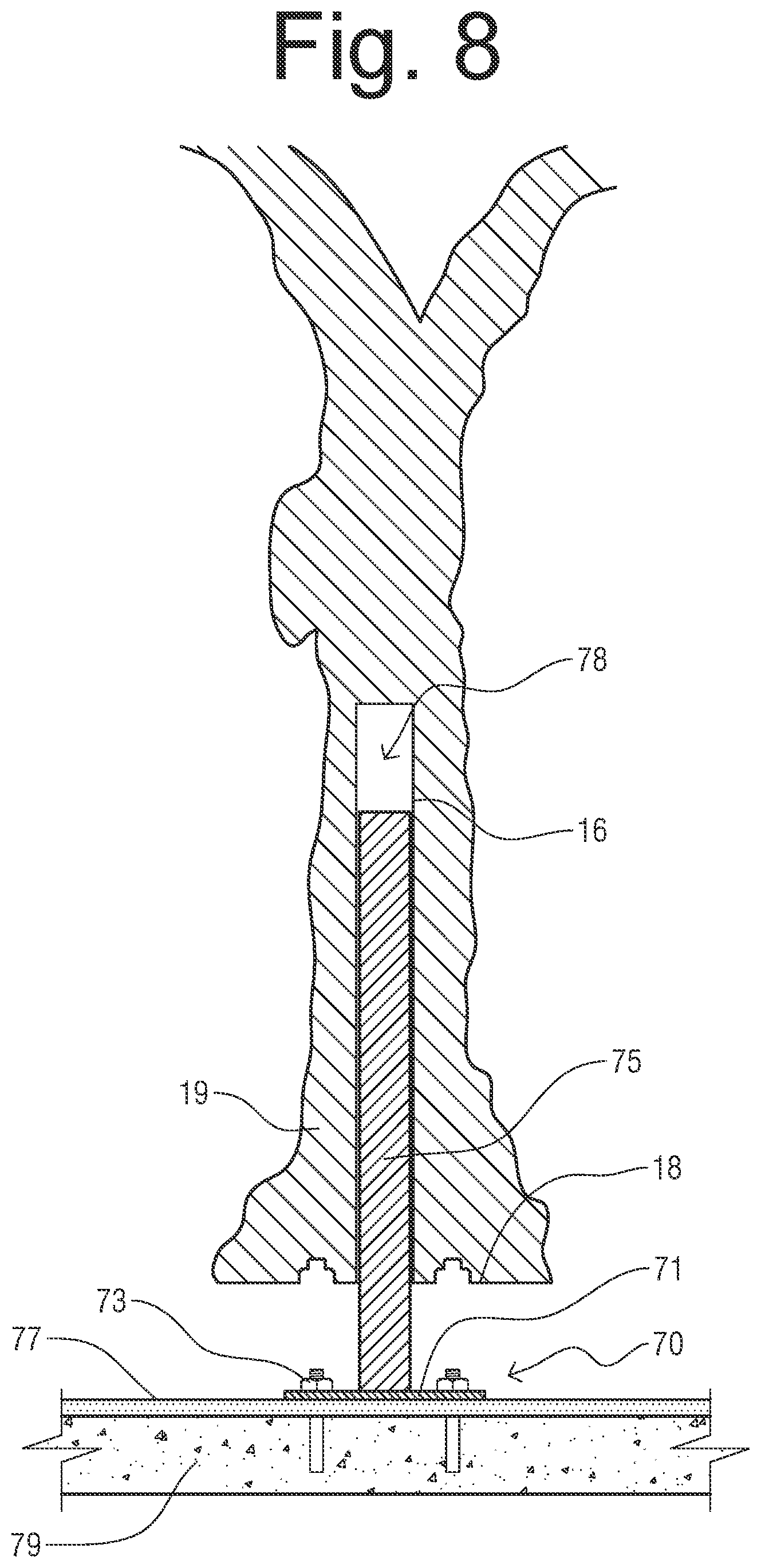 Patent US12302970 Figure 7 – Decorative tree with insertable, interchangeable branches system and method
