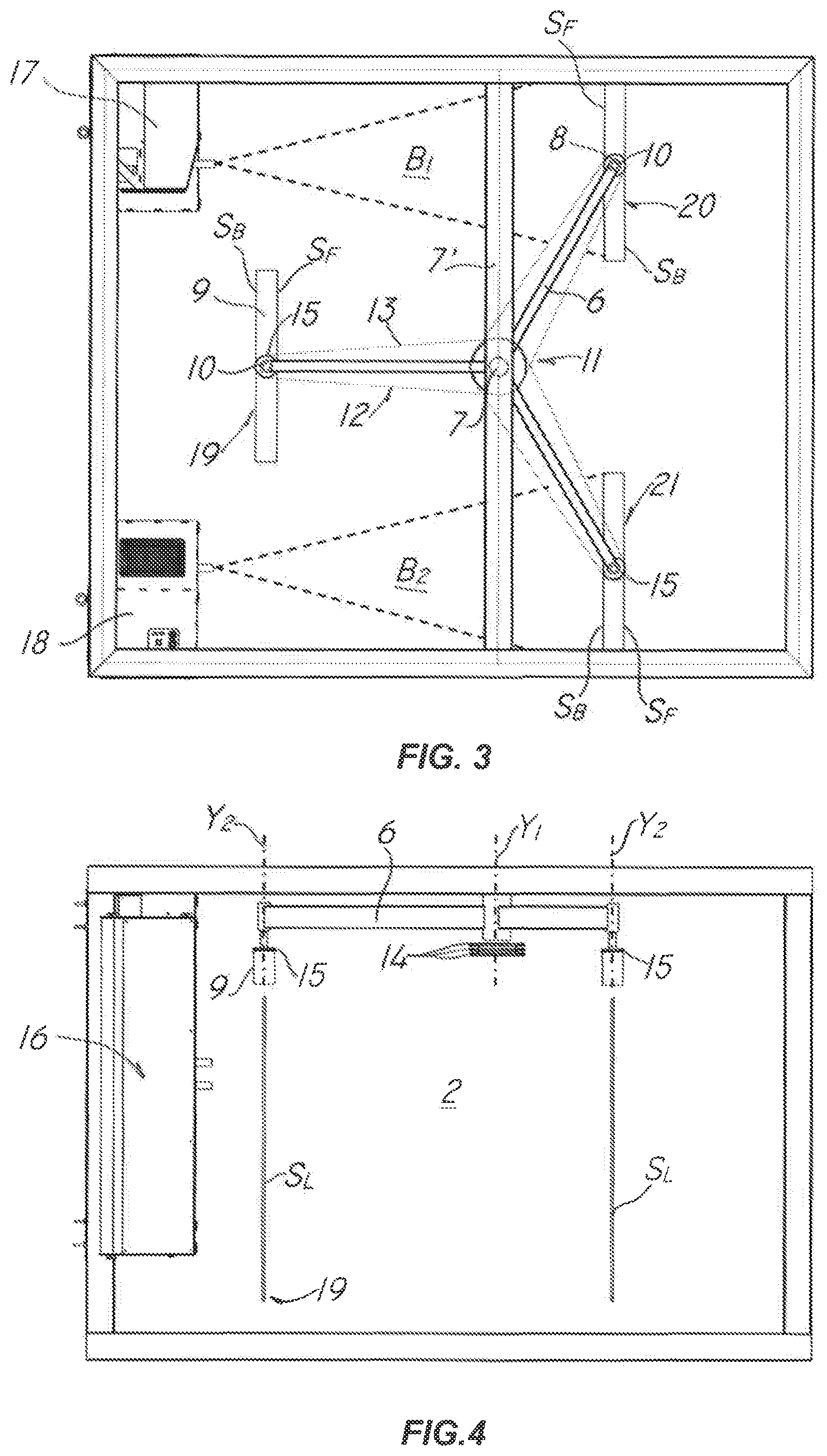 Patent US12302973 Figure 2 – Semiautomatic apparatus and method for surface treatment of items of clothing using a laser source