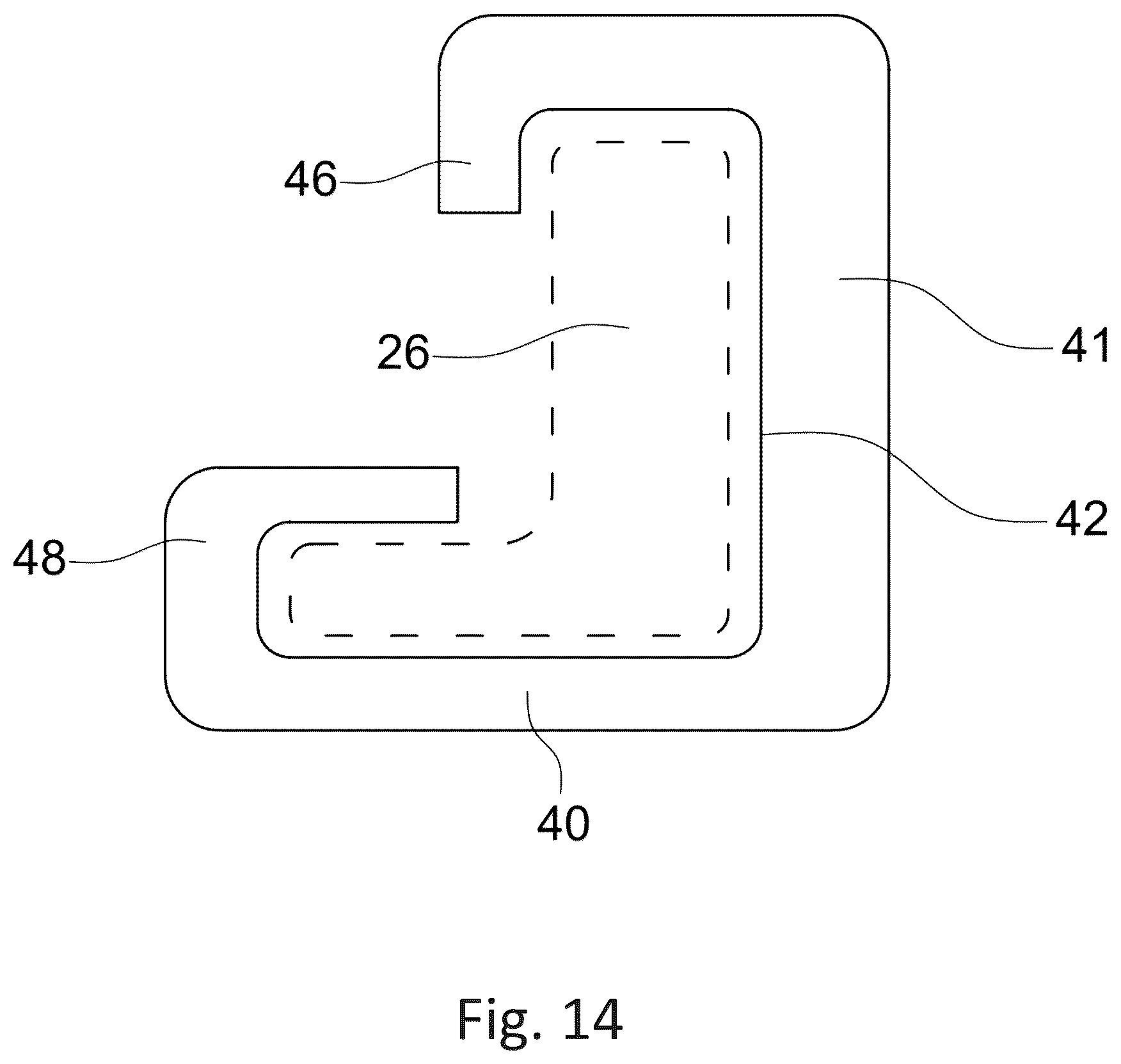Patent US12302974 Figure 13 – Bumper cover for sports helmet