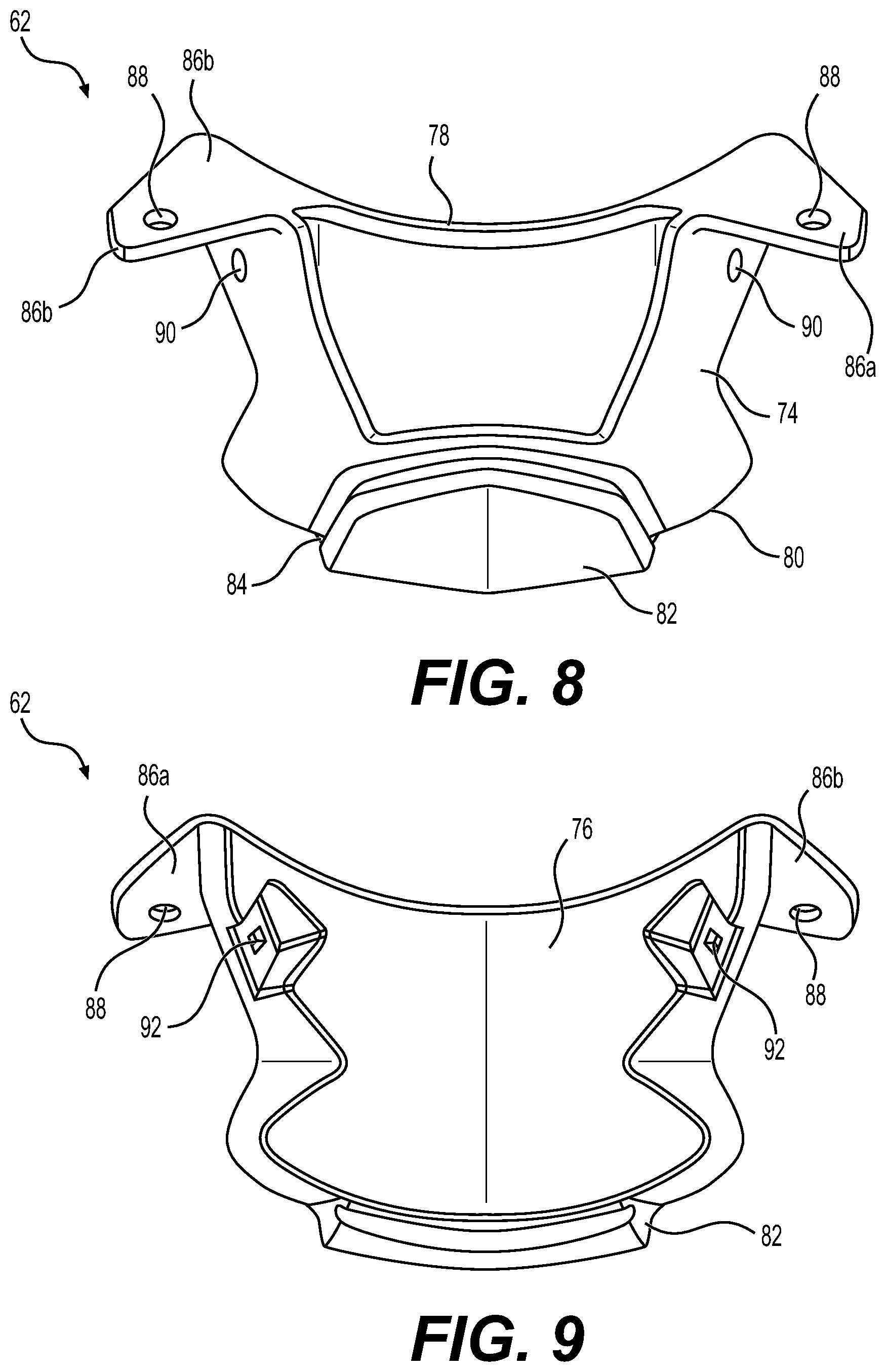 Patent US12302975 Figure 8 – Protective headgear