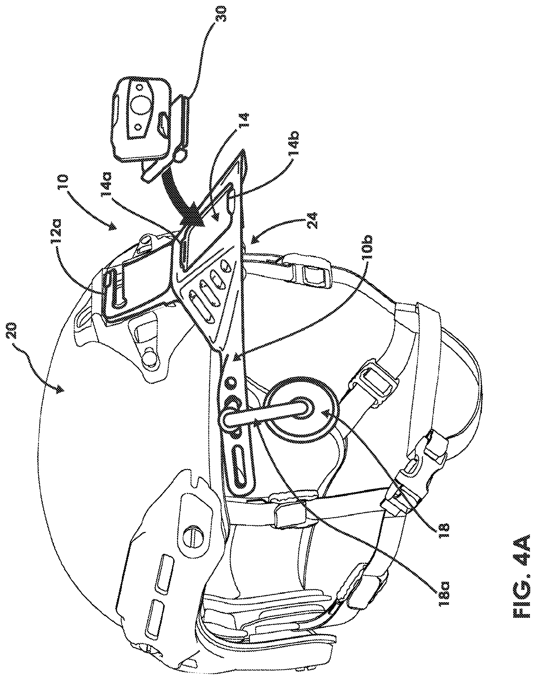 Patent US12302976 Figure 6 – Removable visor for a helmet