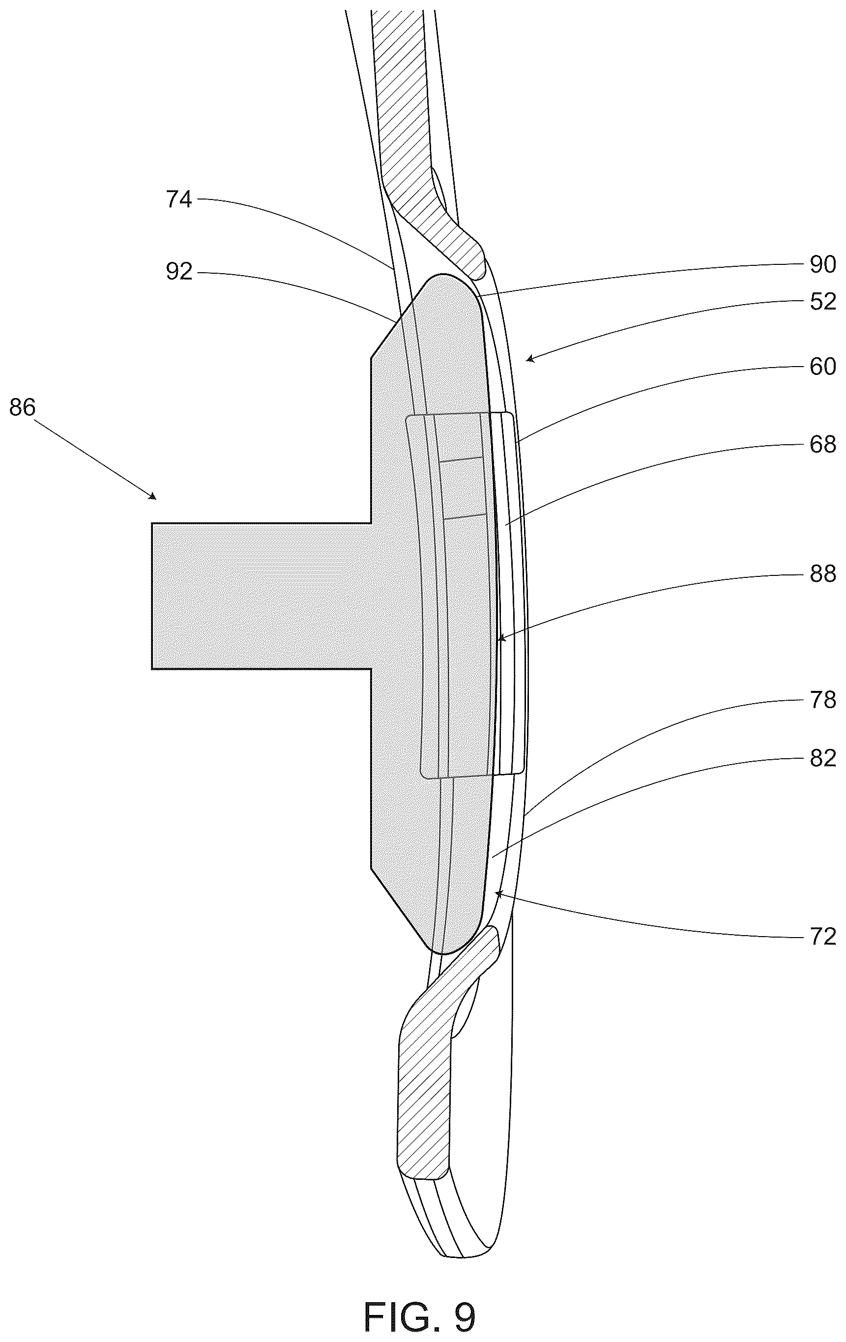 Patent US12302978 Figure 6 – Breakaway visor