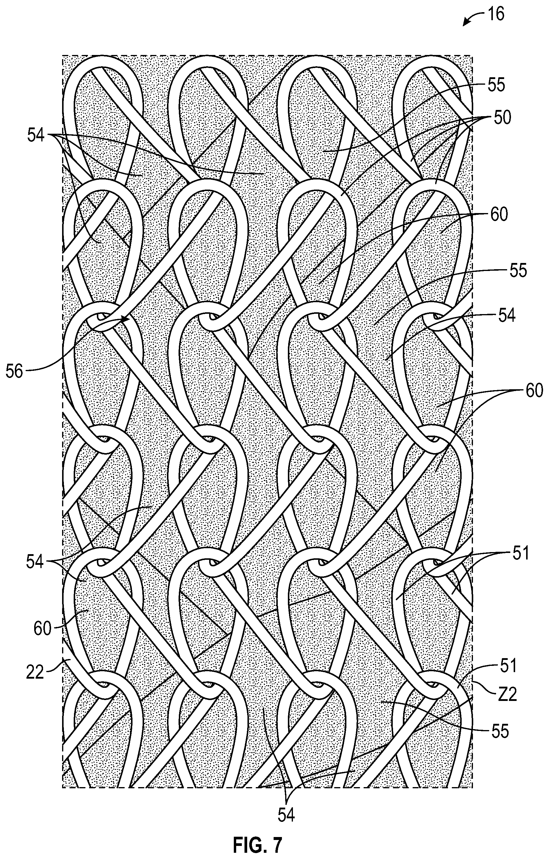 Patent US12302979 Figure 7 – Footwear upper having a unitary knit structure and method of manufacturing