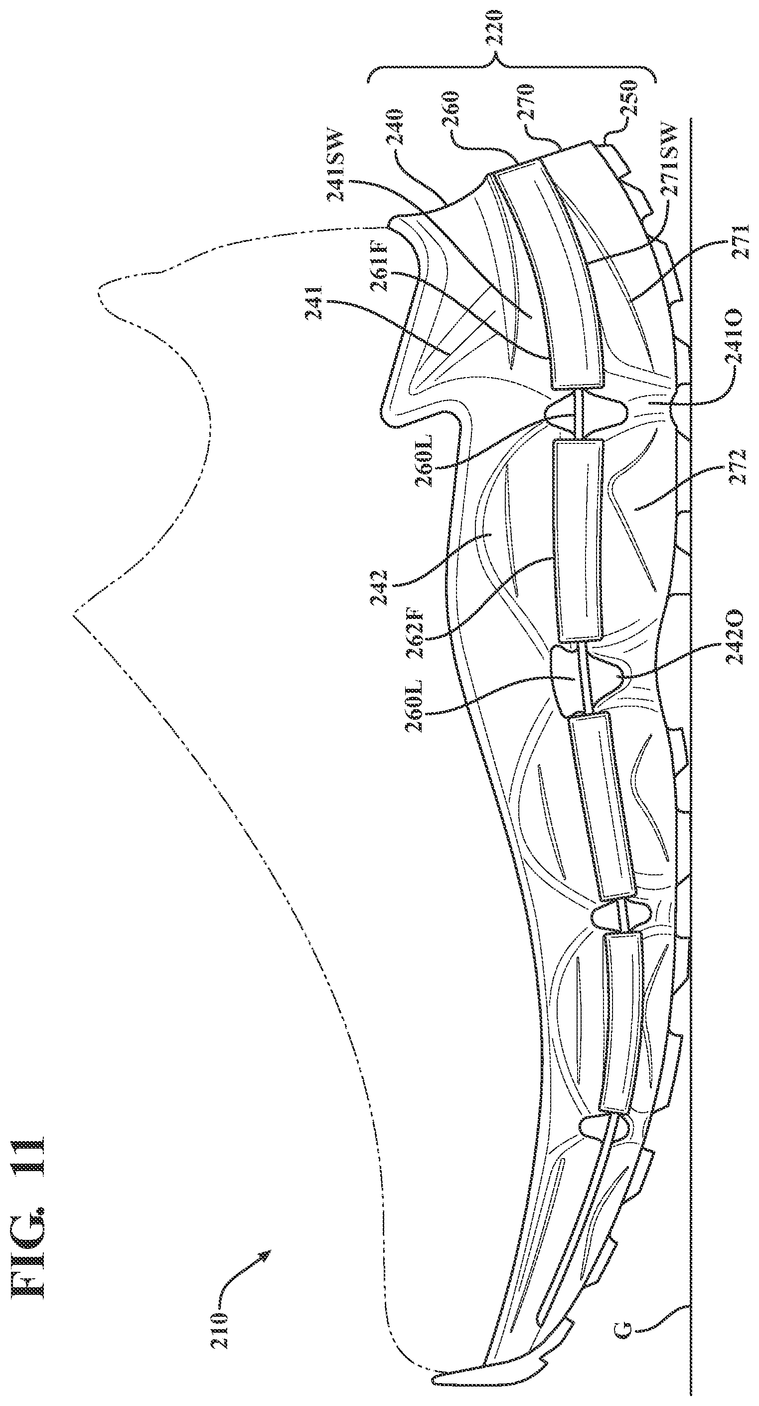 Patent US12302980 Figure 11 – Footwear sole and related method of use