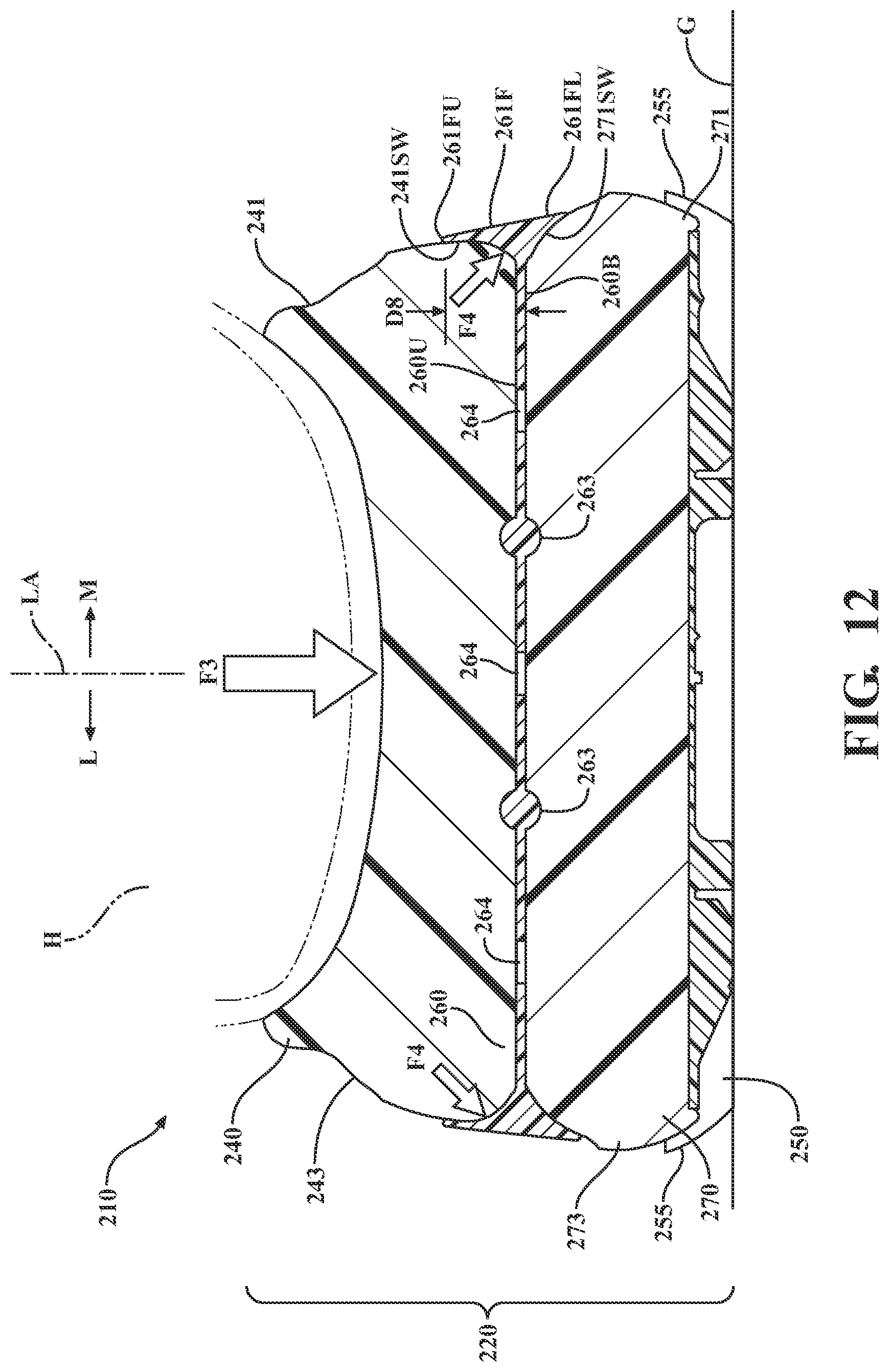 Patent US12302980 Figure 12 – Footwear sole and related method of use