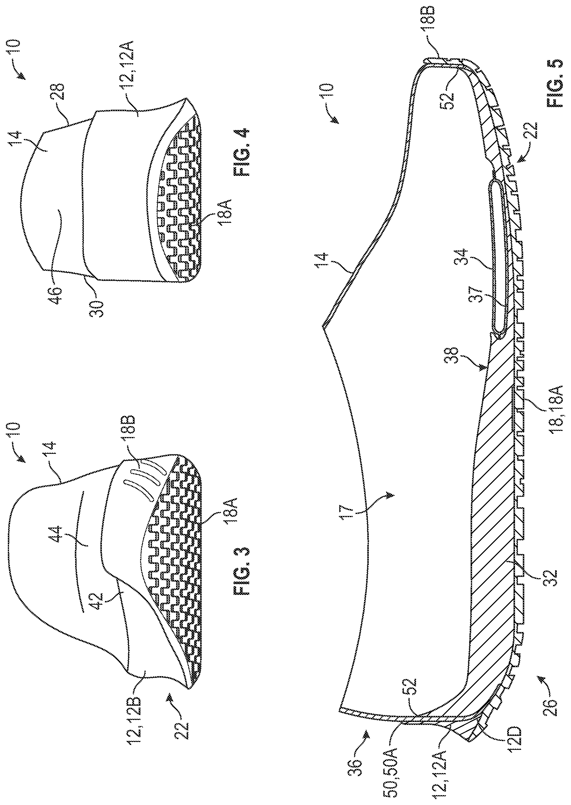 Patent US12302981 Figure 2 – Article of footwear having a rand