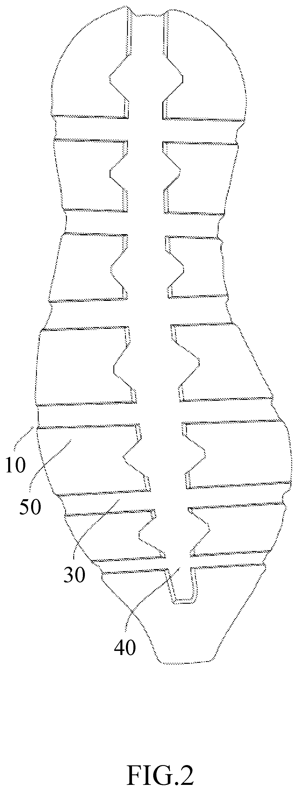 Patent US12302982 Figure 2 – Sole structure