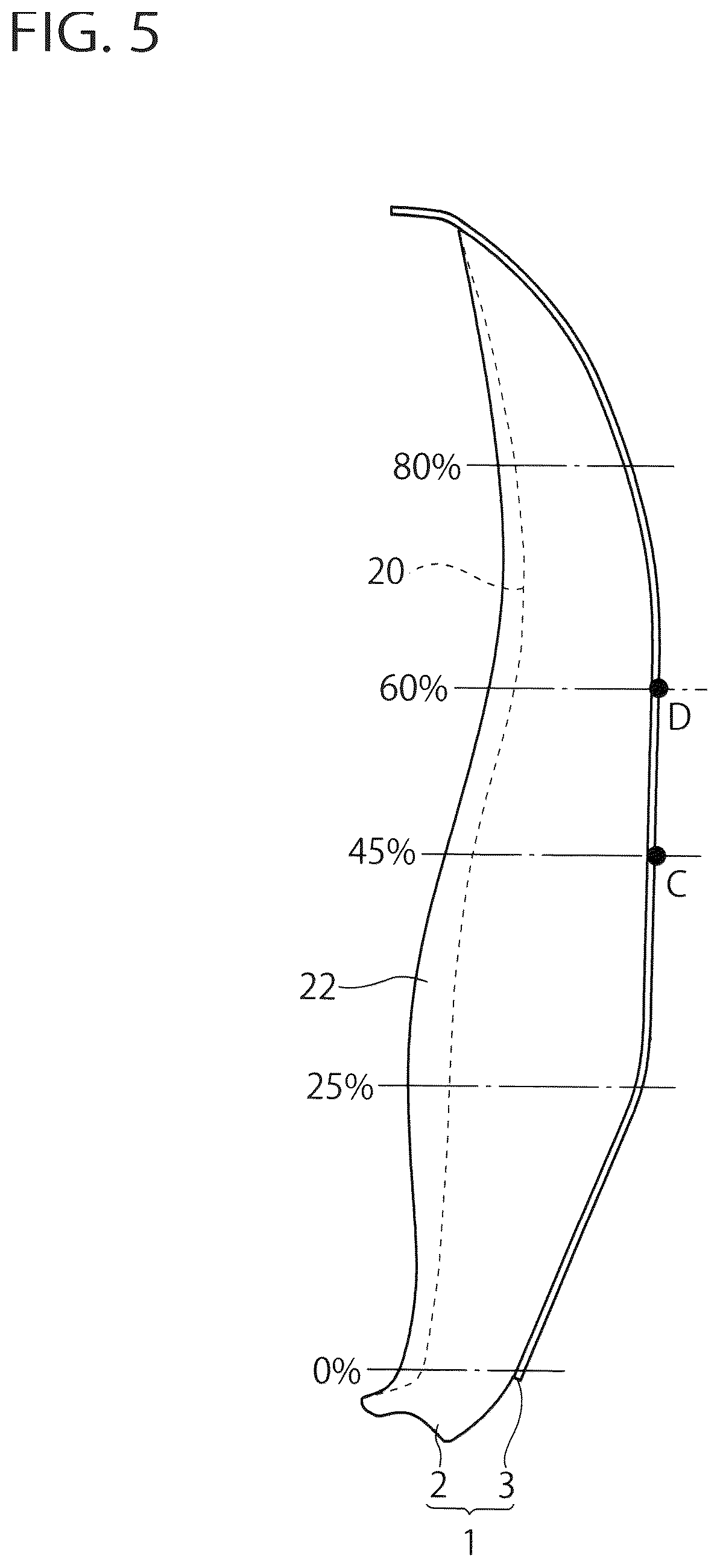 Patent US12302983 Figure 5 – Sole for a shoe