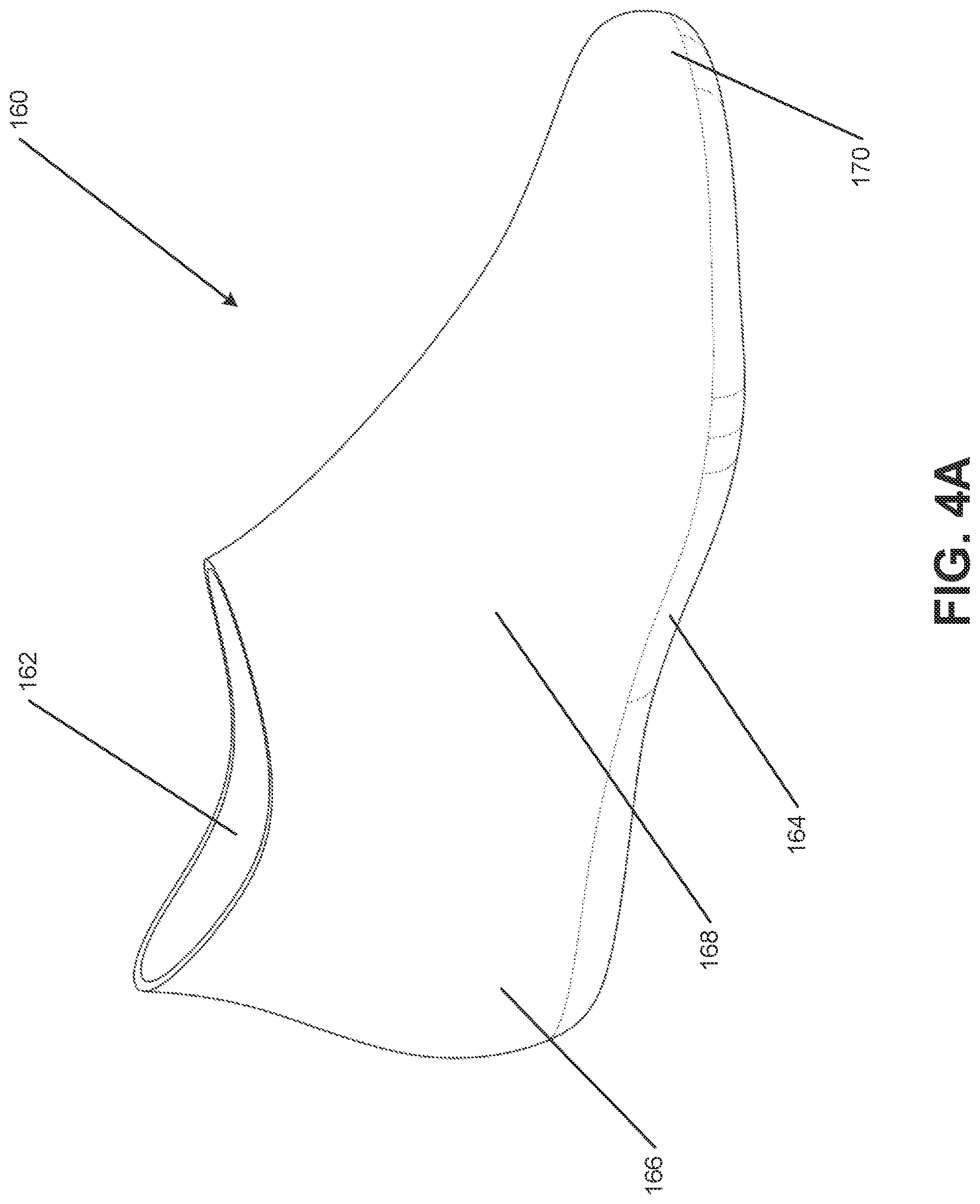 Patent US12302986 Figure 13 – Sole structures and articles of footwear having conformable heel counter structures
