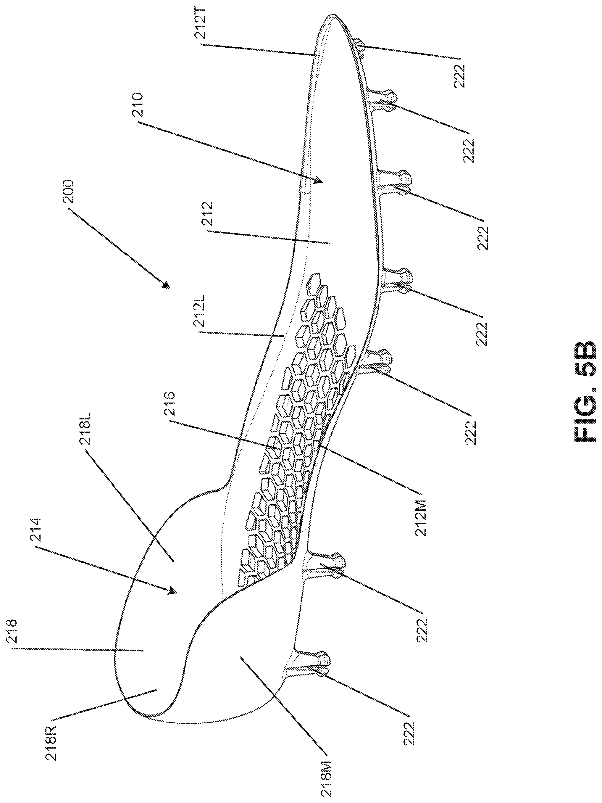 Patent US12302986 Figure 16 – Sole structures and articles of footwear having conformable heel counter structures