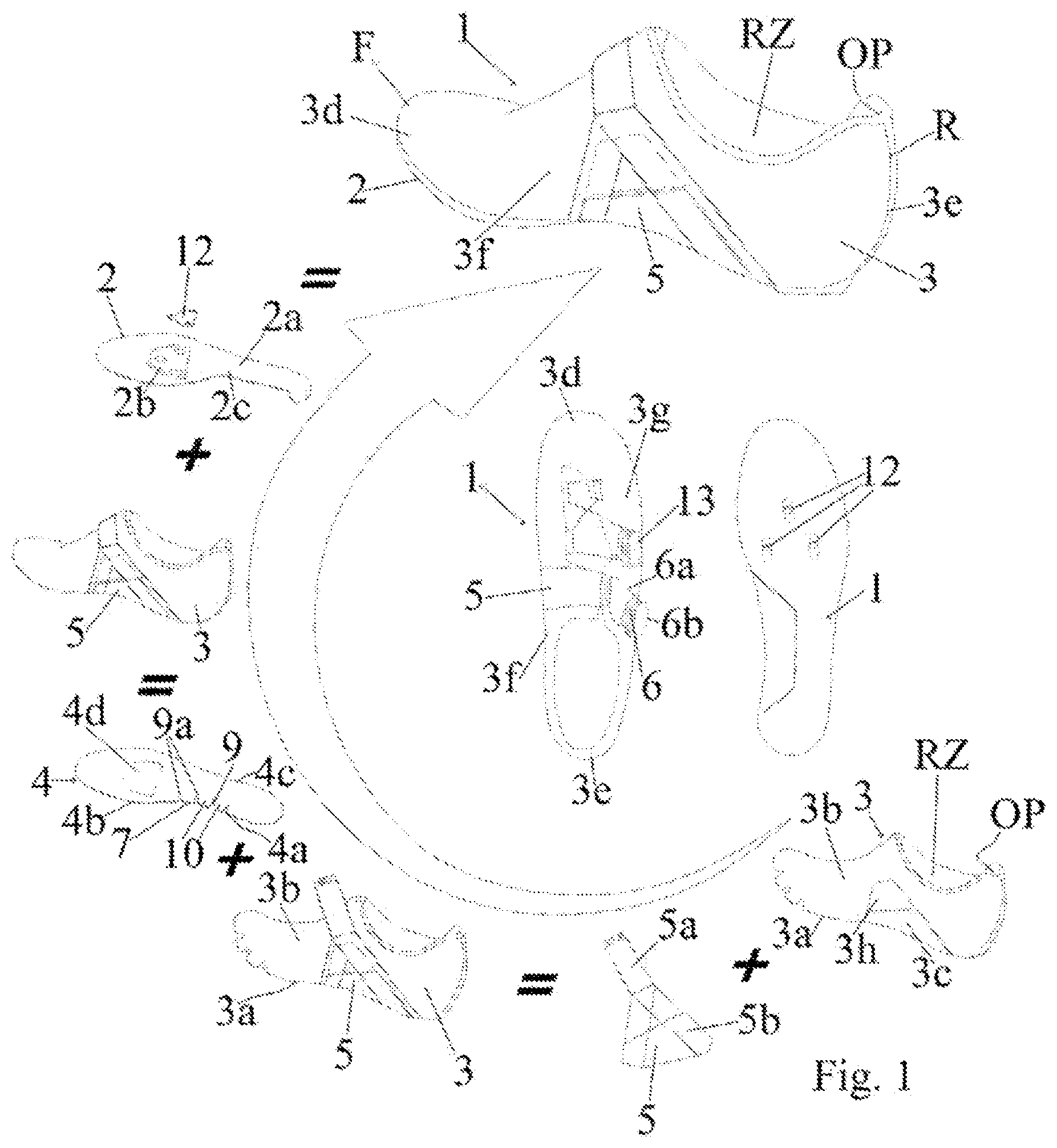 Patent US12302988 Figure 1 – Sports shoe, in particular cycling shoe