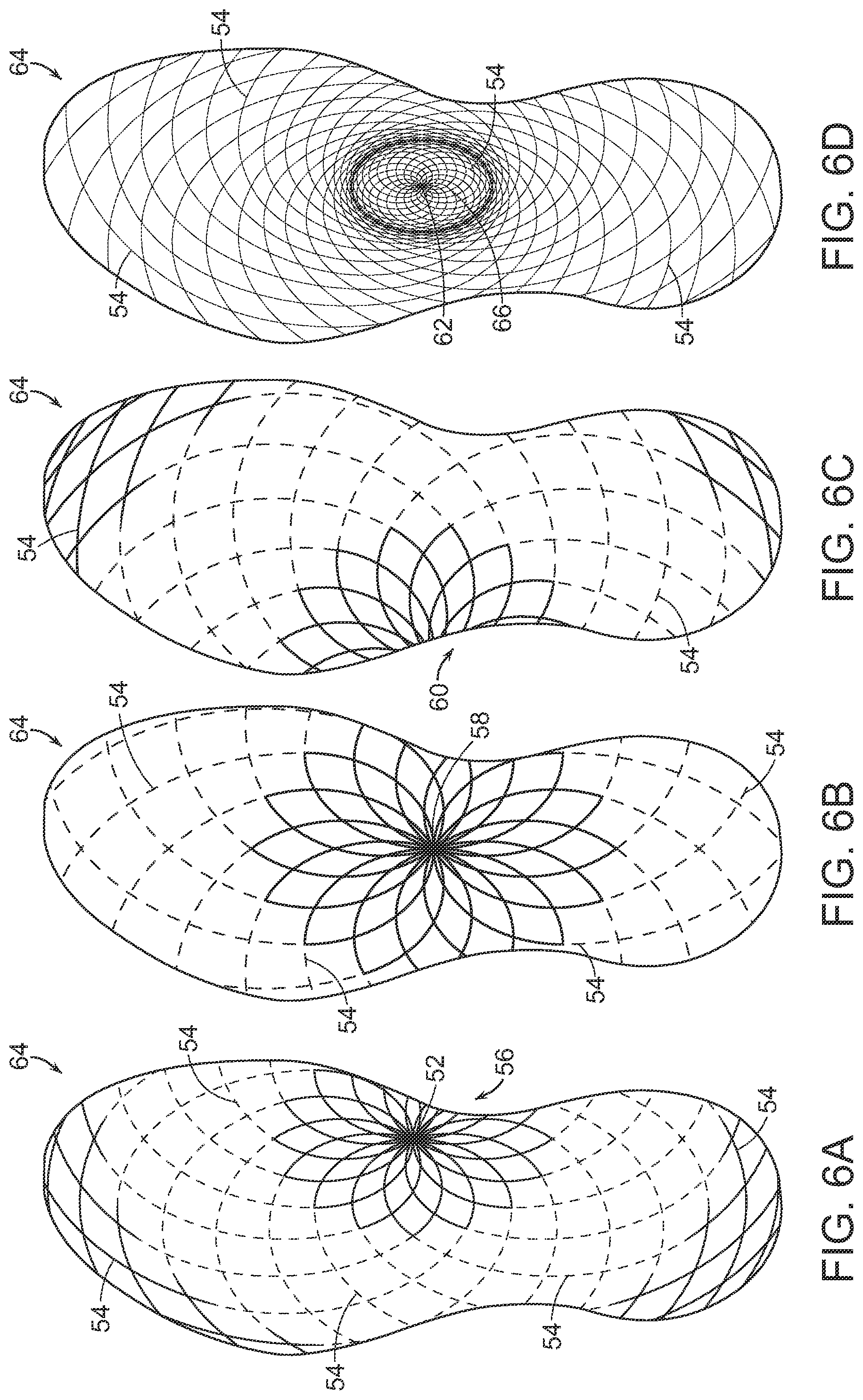 Patent US12302990 Figure 7 – Golf shoe having outsole with multi-surface traction zones