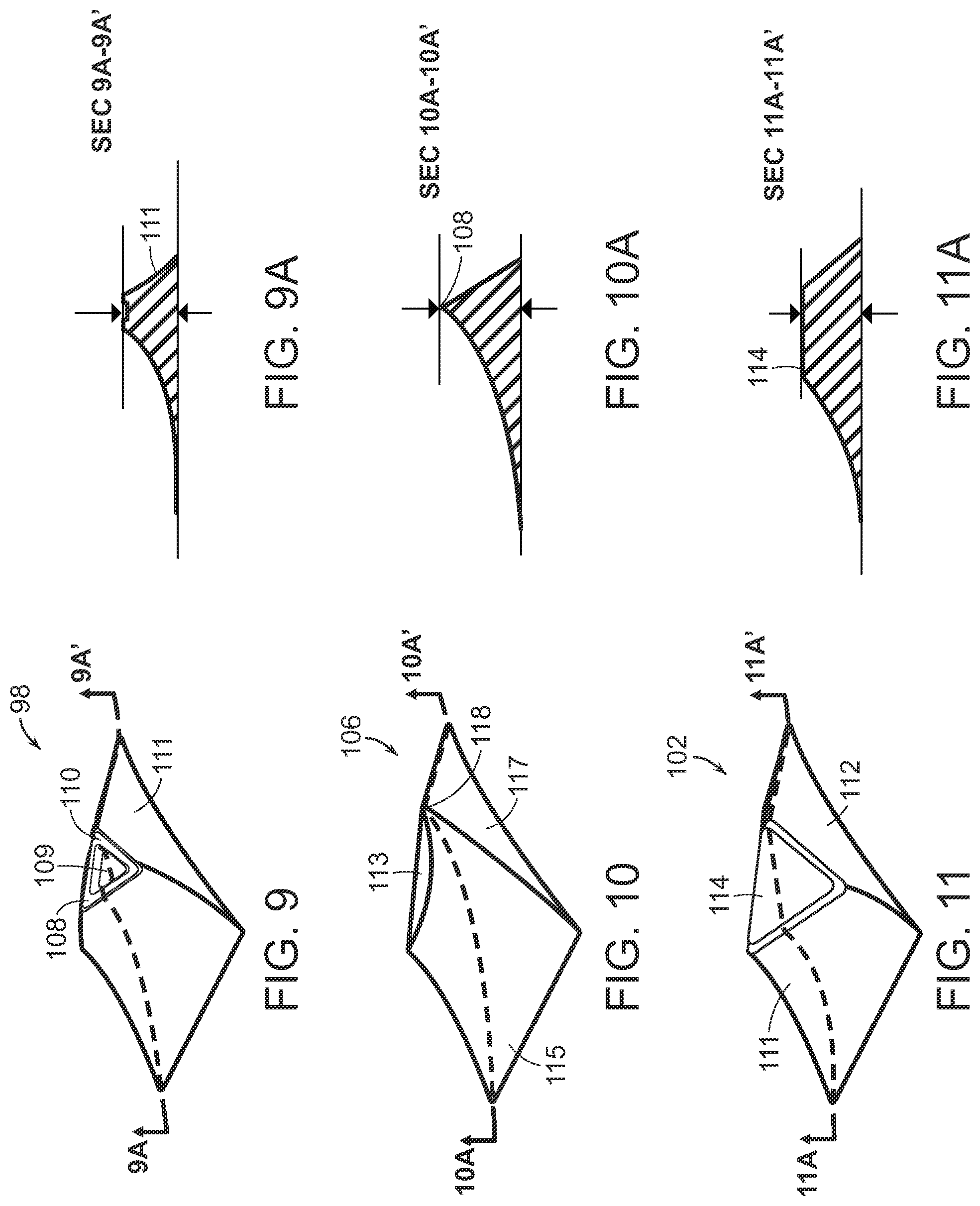 Patent US12302990 Figure 10 – Golf shoe having outsole with multi-surface traction zones