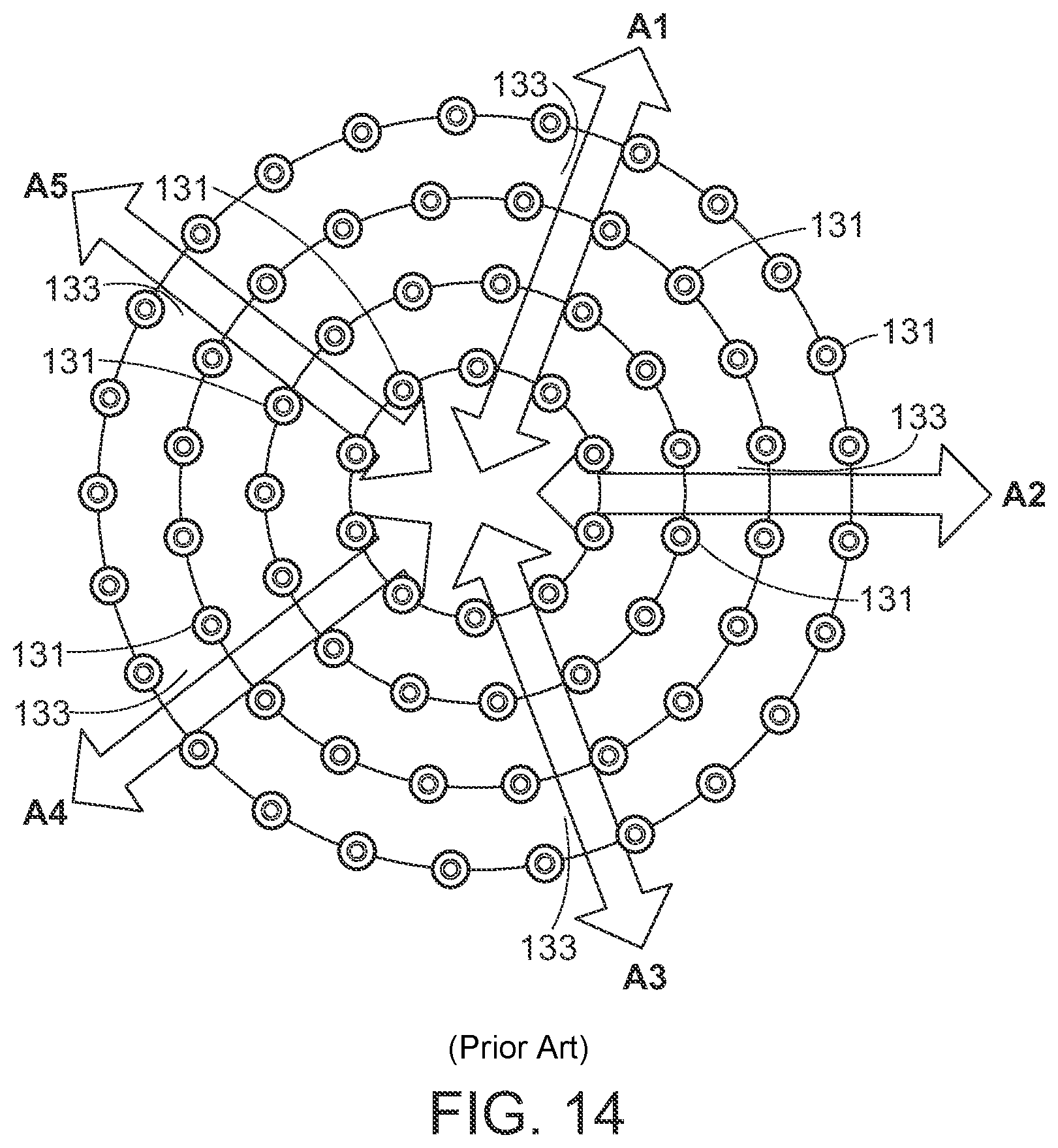 Patent US12302990 Figure 13 – Golf shoe having outsole with multi-surface traction zones